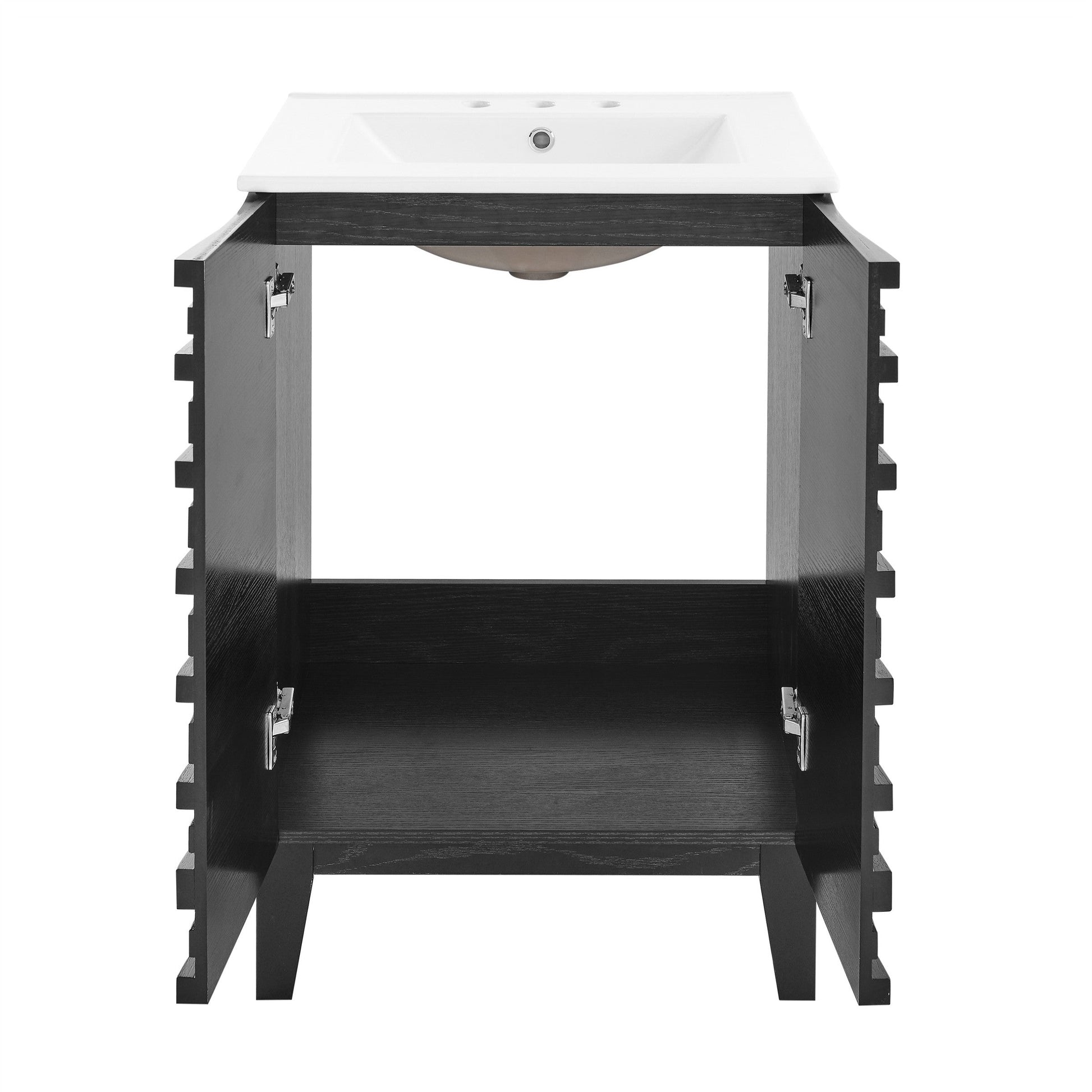 Black Oak / White / 3-Hole