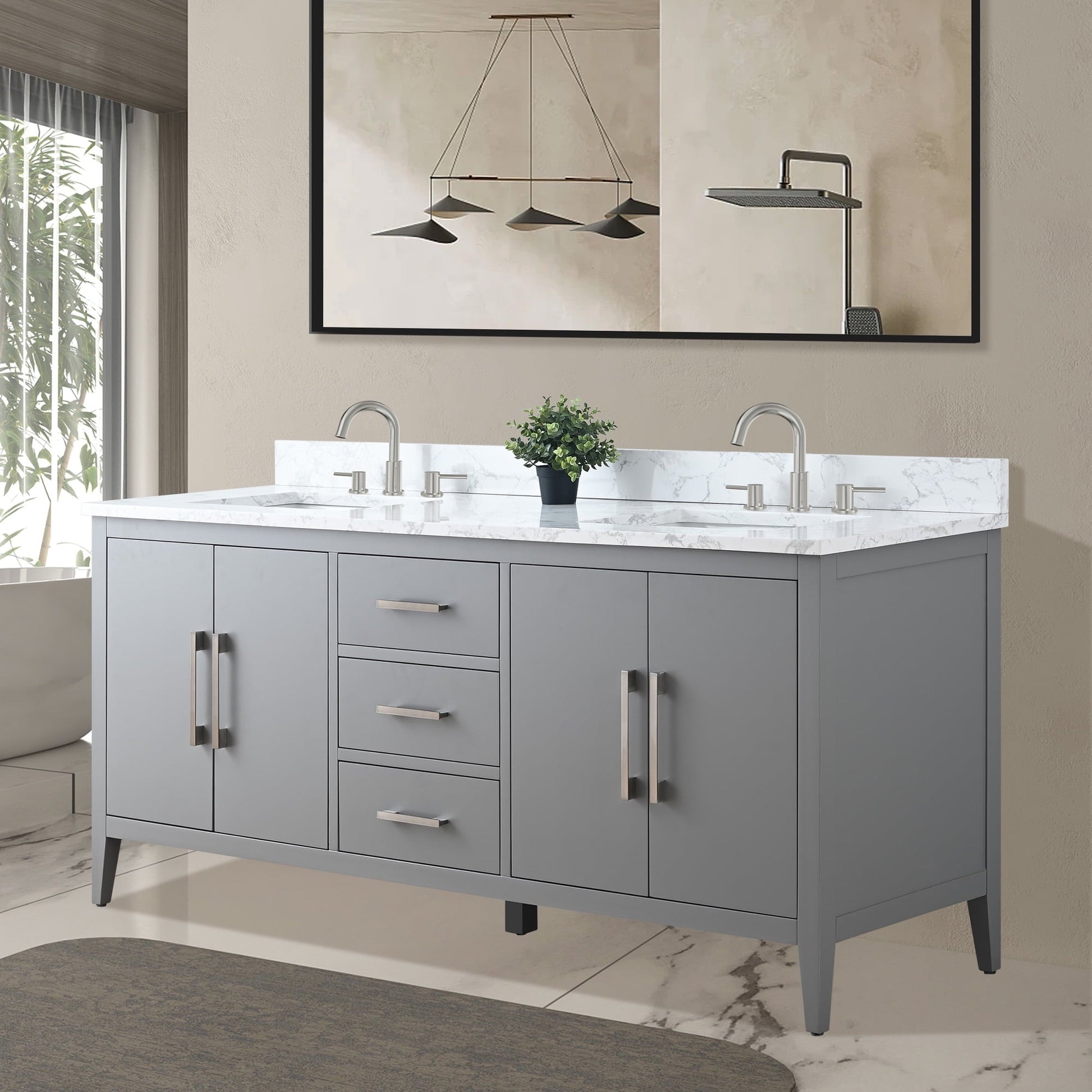 Cashmere Gray / Brushed Nickel
