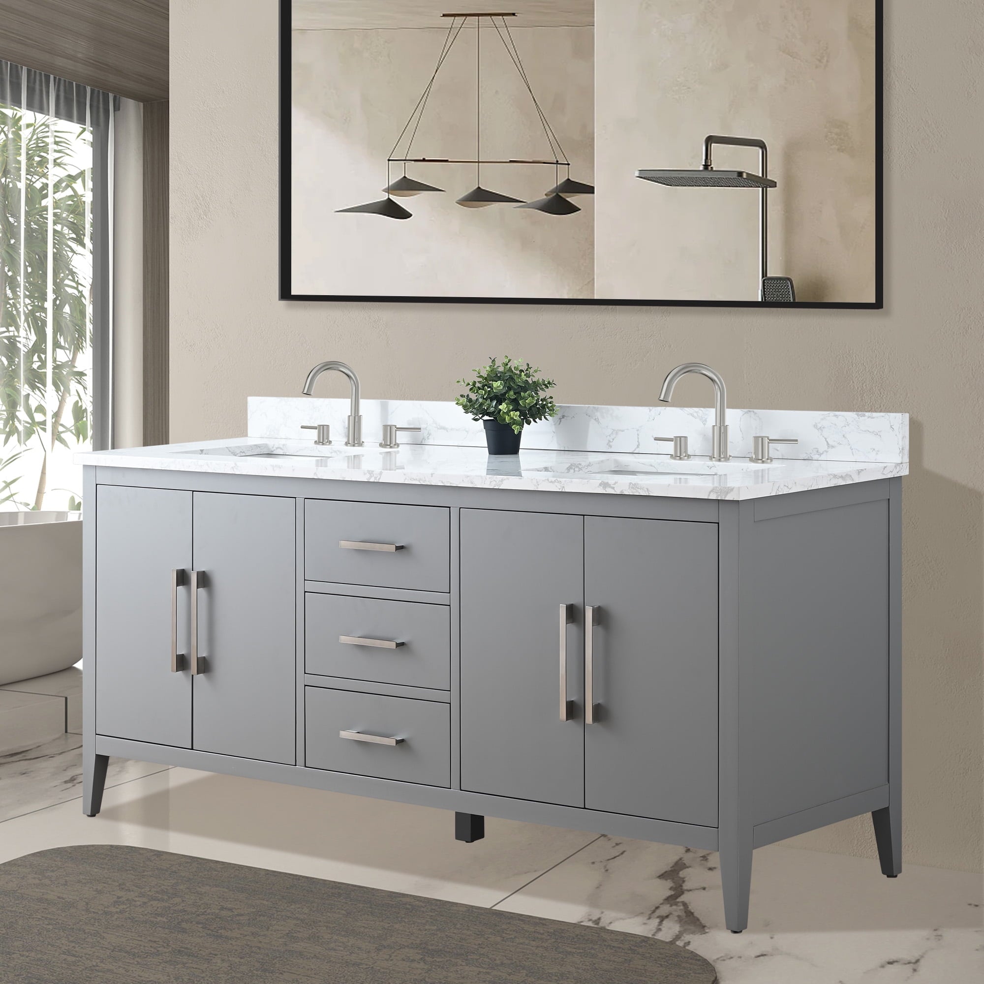 Cashmere Gray / Brushed Nickel