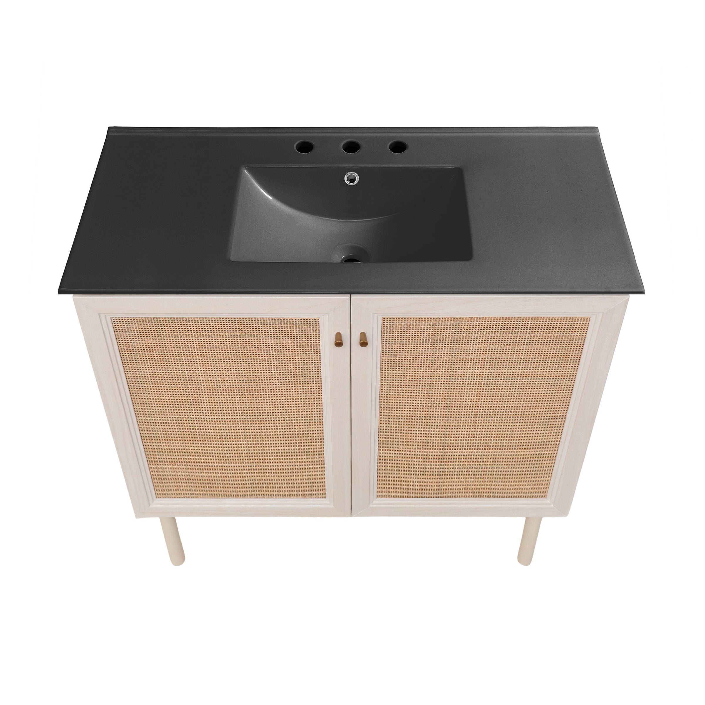 White Oak / White / 3-Hole