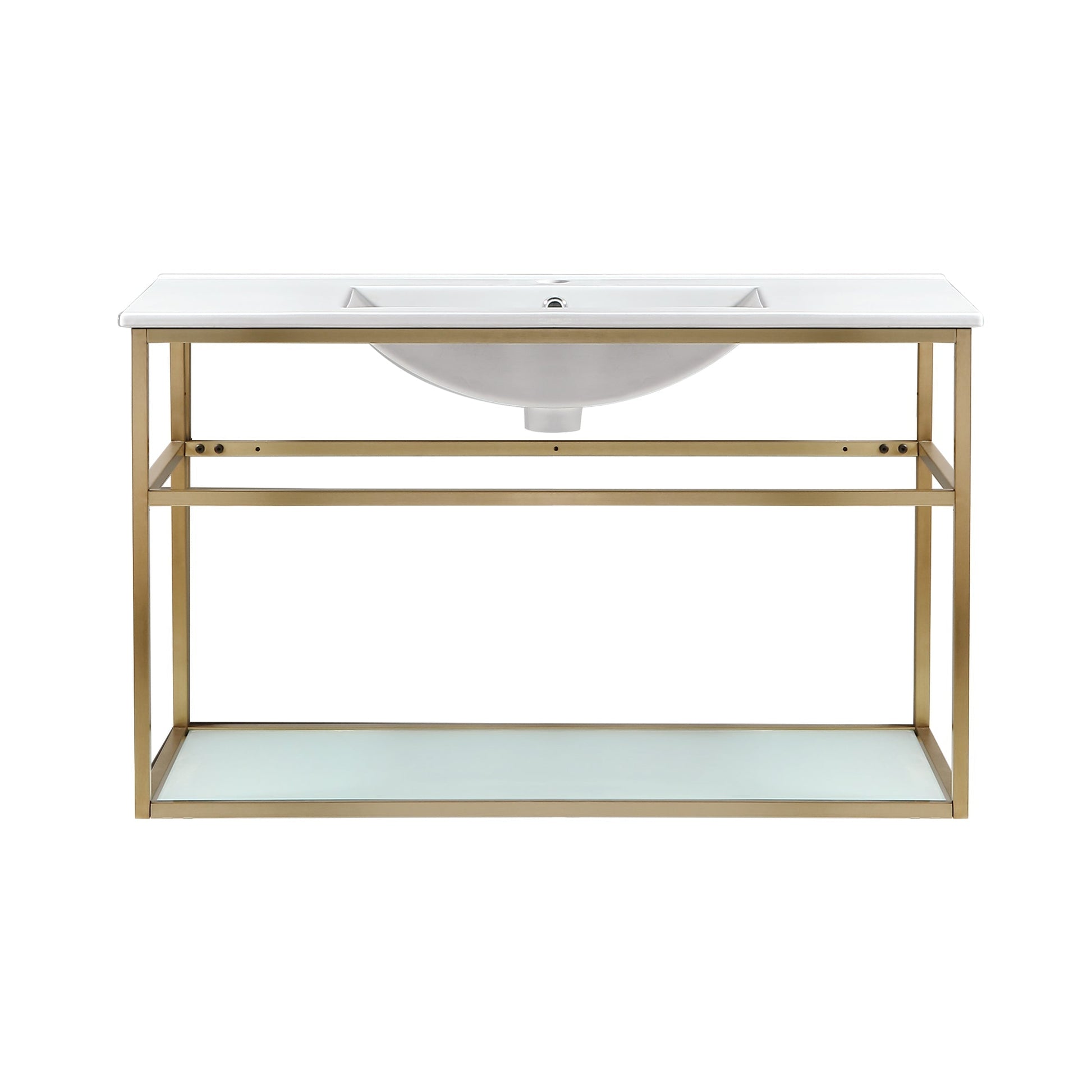 Gold / White / 1-Hole