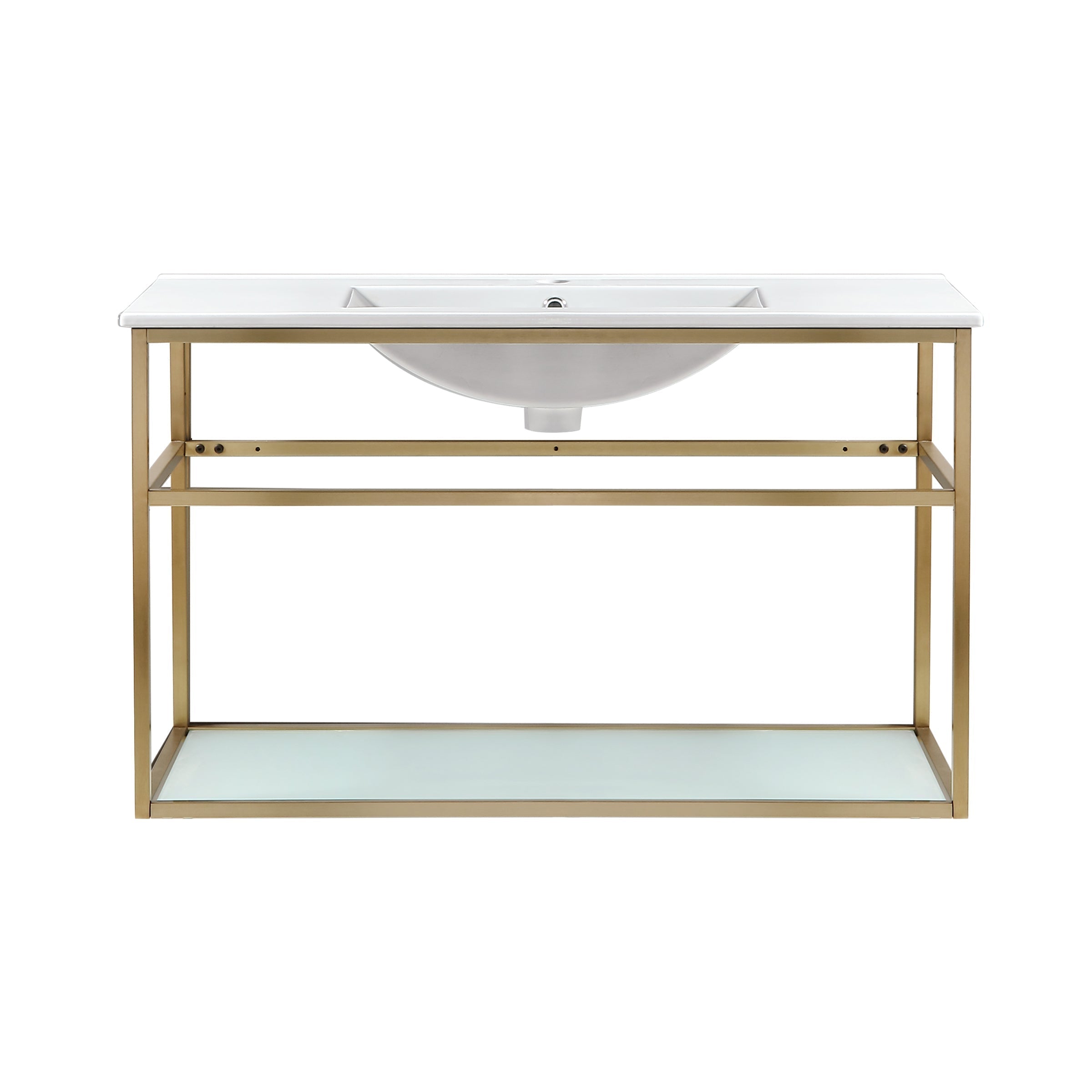 Gold / White / 1-Hole