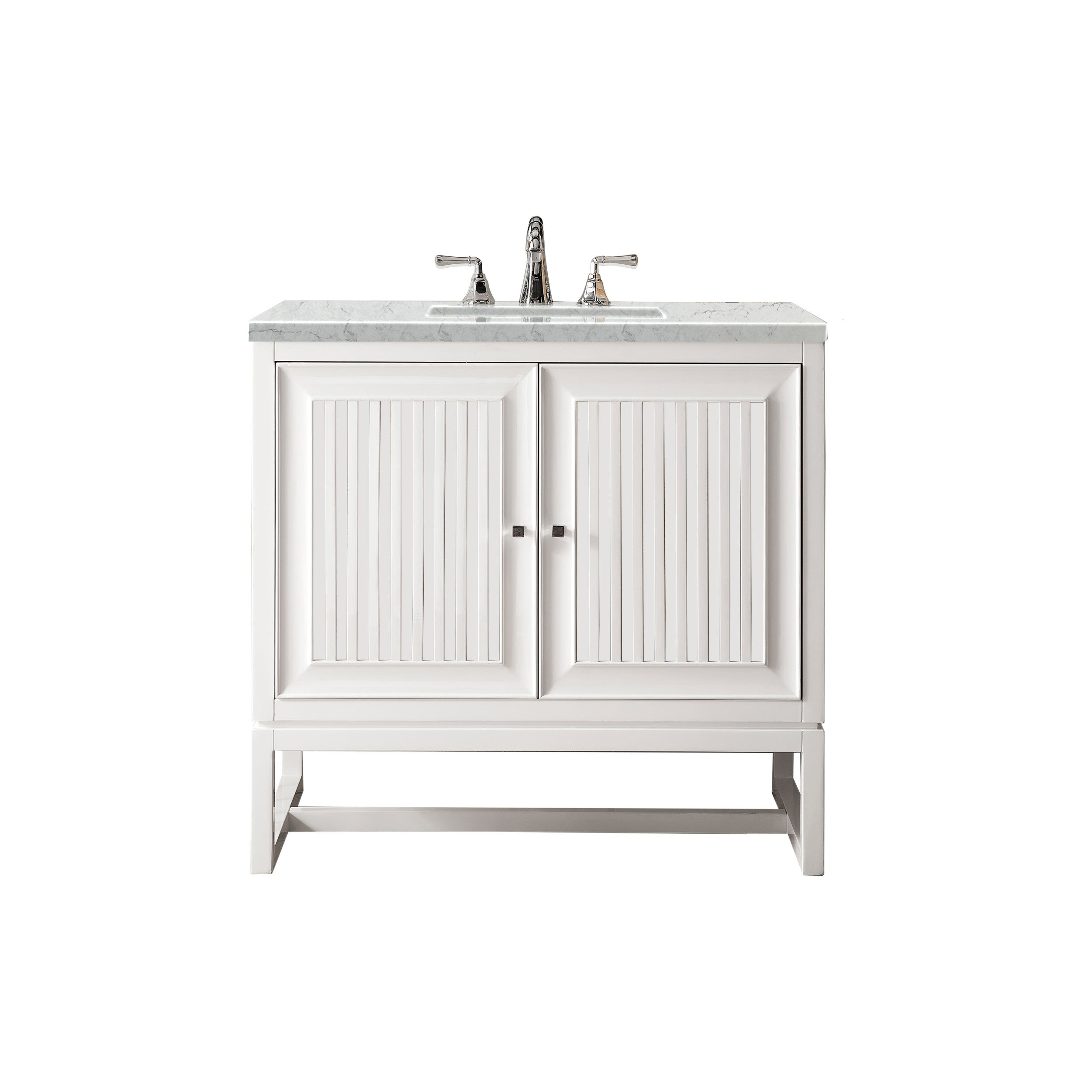 Glossy White / Eternal Jasmine Pearl - 3 Faucet Holes