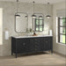 Carbon Oak / White Zeus - 3 Faucet Holes