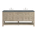 Whitewashed Oak / Parisien Bleu - 3 Faucet Holes