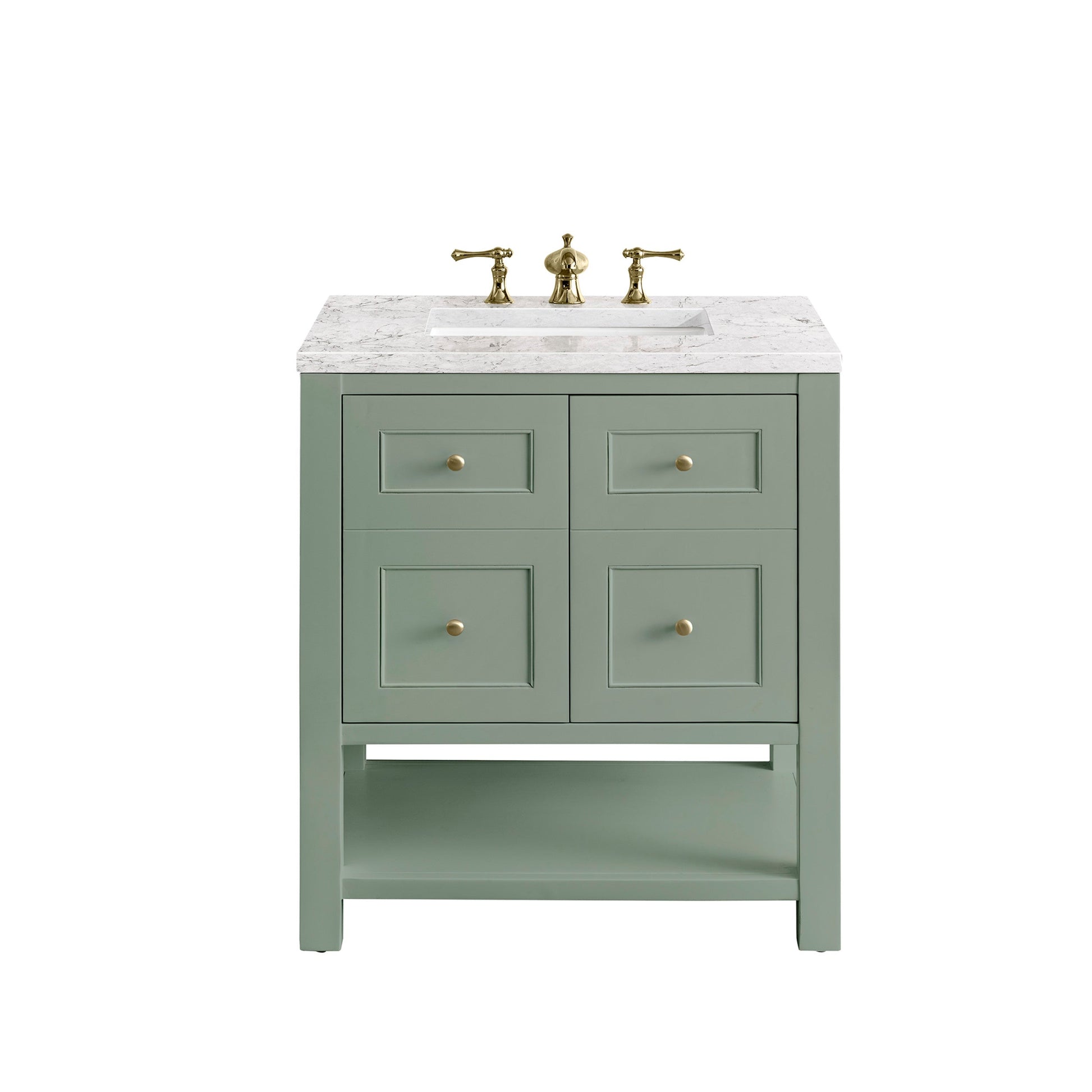 Smokey Celadon / Eternal Jasmine Pearl - 3 Faucet Holes
