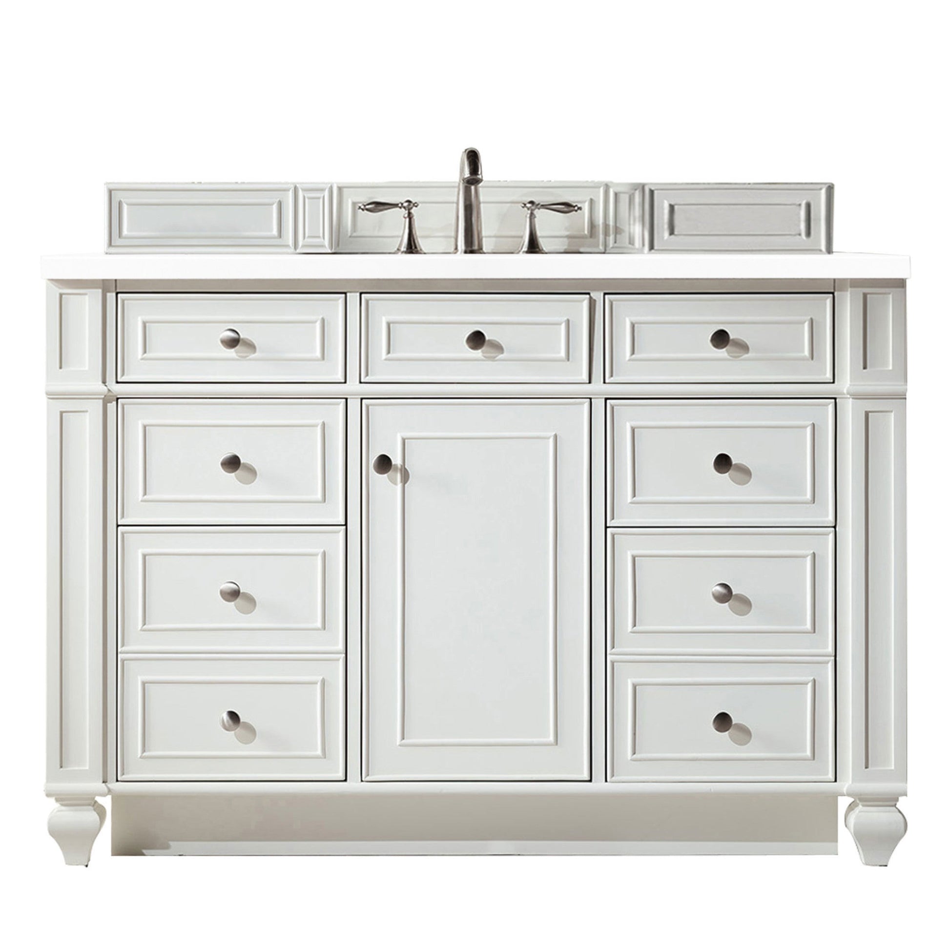 Bright White / White Zeus - 3 Faucet Holes