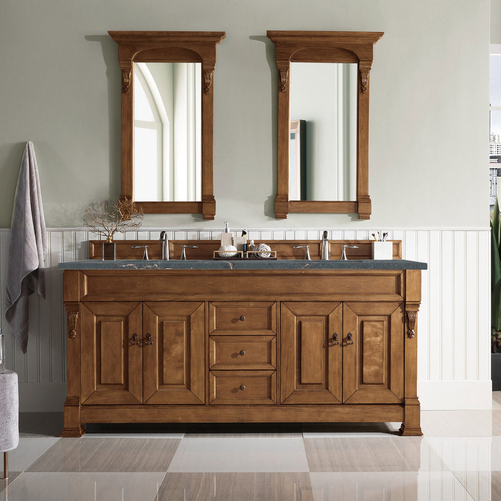 Country Oak / Parisien Bleu - 3 Faucet Holes