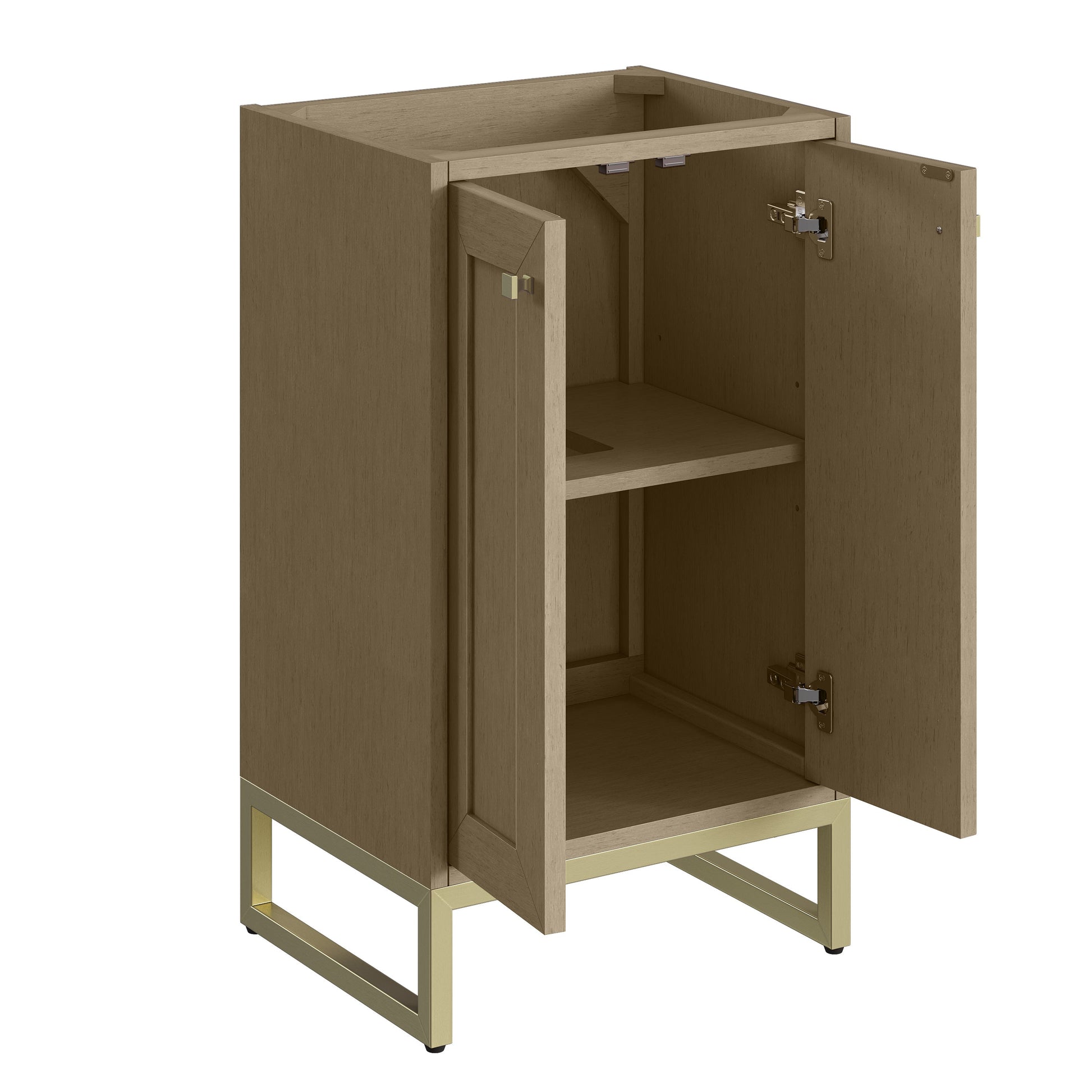 Walnut Whisper / Champagne Brass