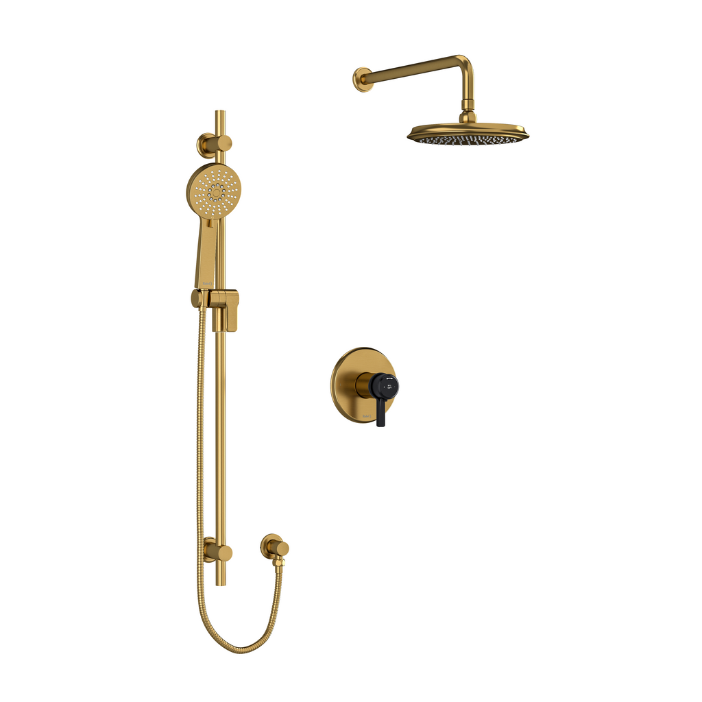 Brushed Gold Black / Wall Arm