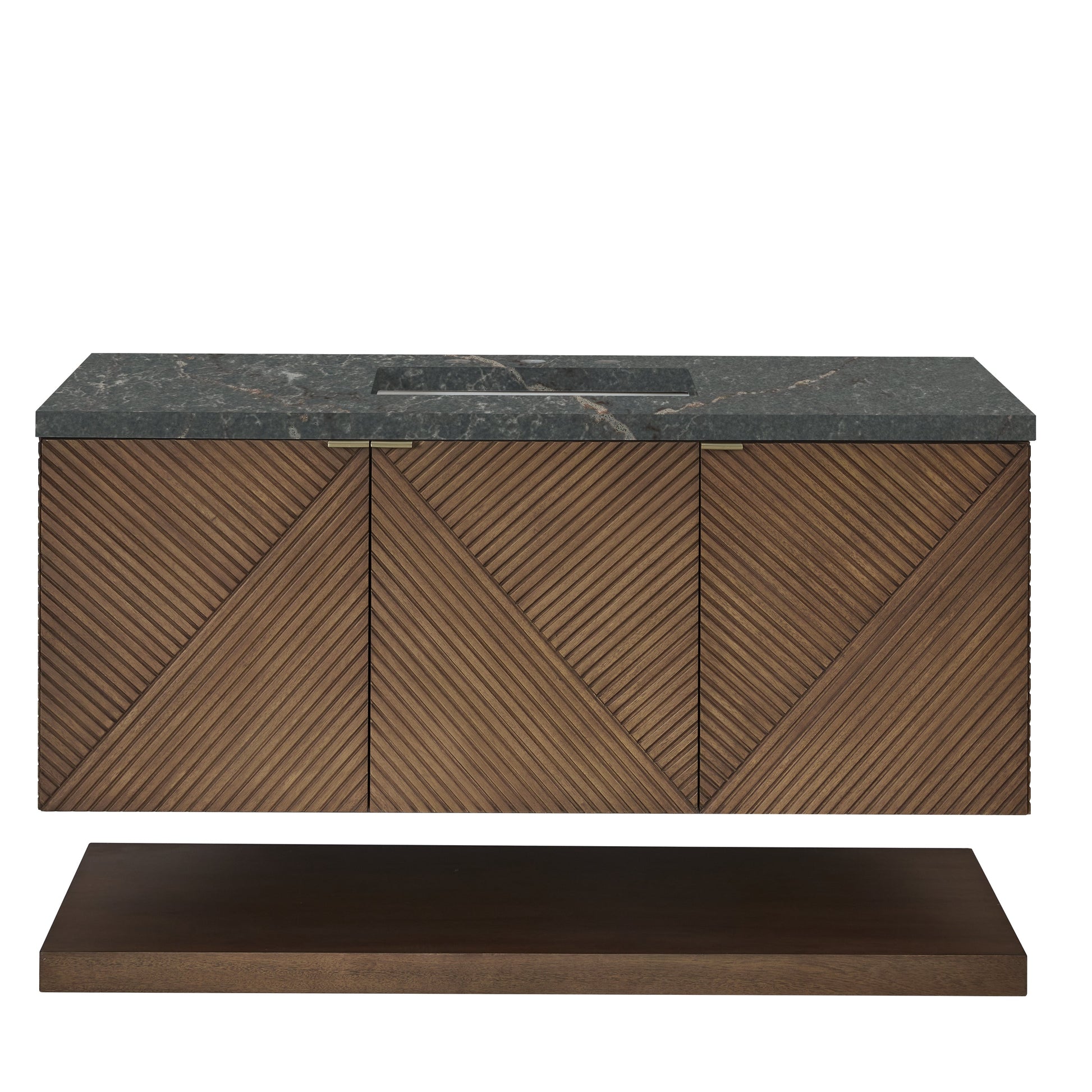 Chestnut / Parisien Bleu - 3 Faucet Holes