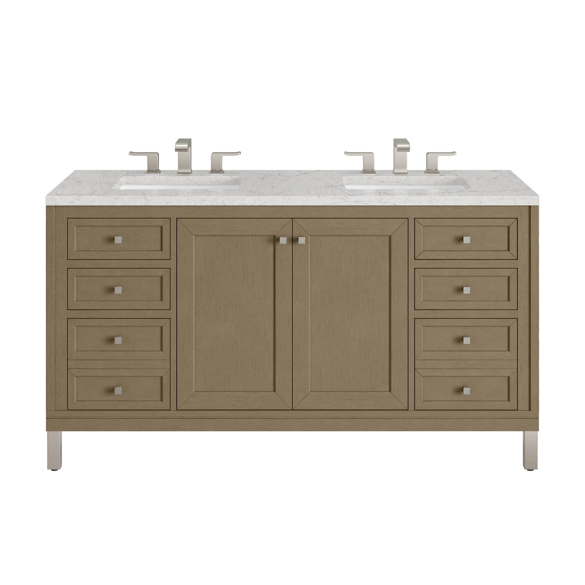 Walnut Whisper / Eternal Jasmine Pearl - 3 Faucet Holes