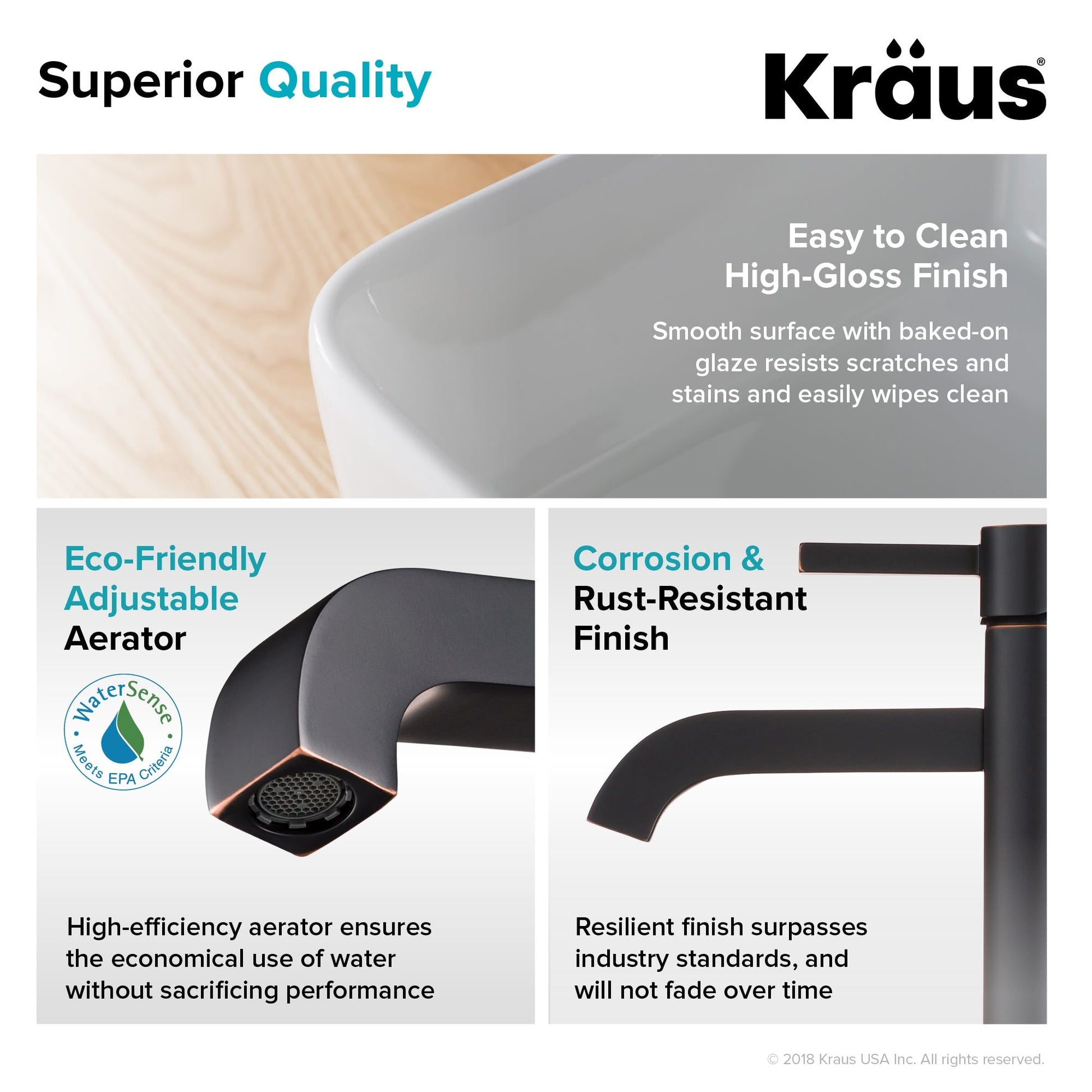 White / Oil Rubbed Bronze