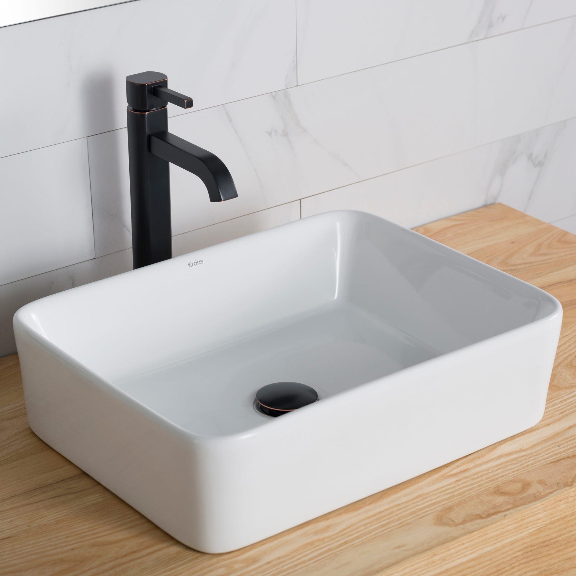 White / Oil Rubbed Bronze