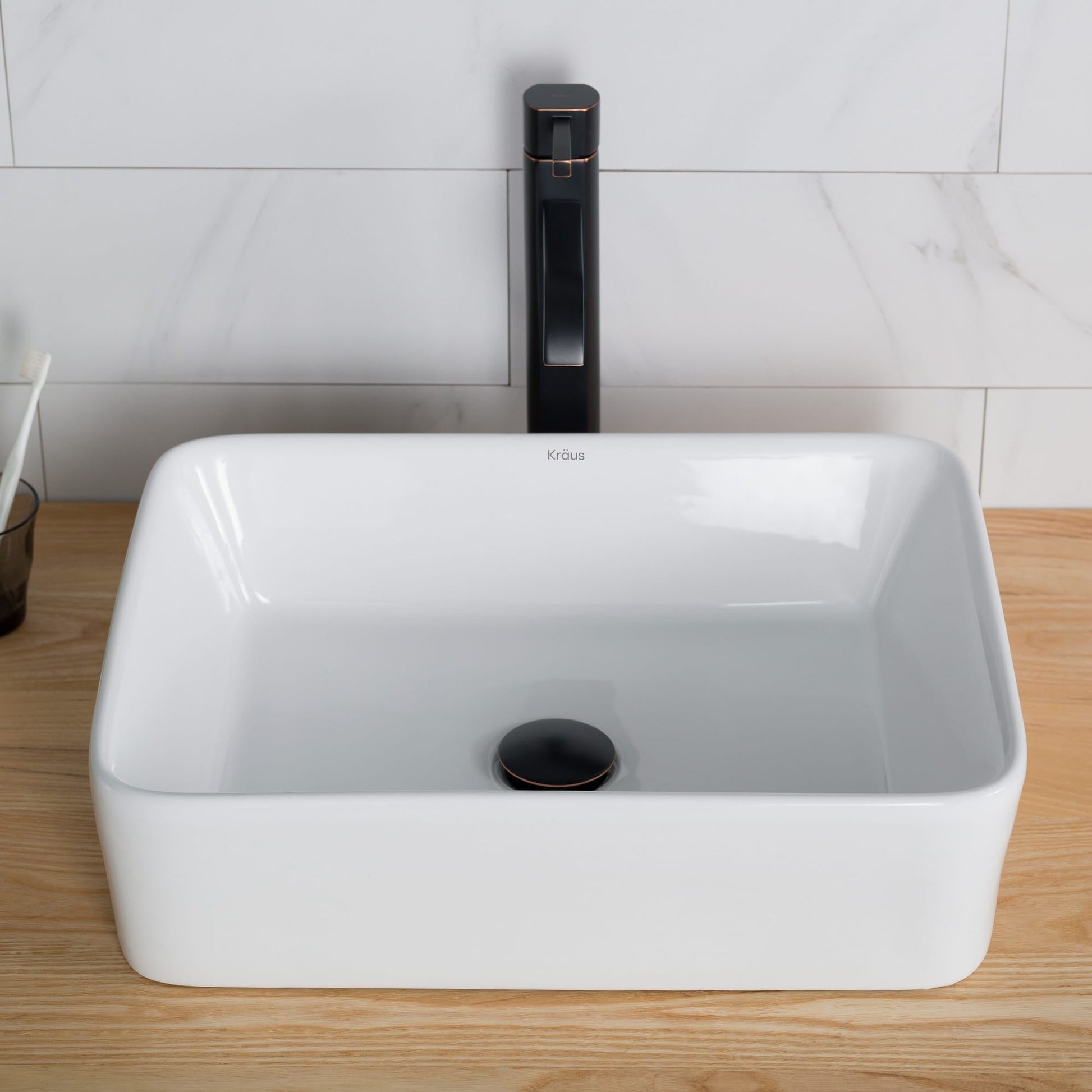 White / Oil Rubbed Bronze