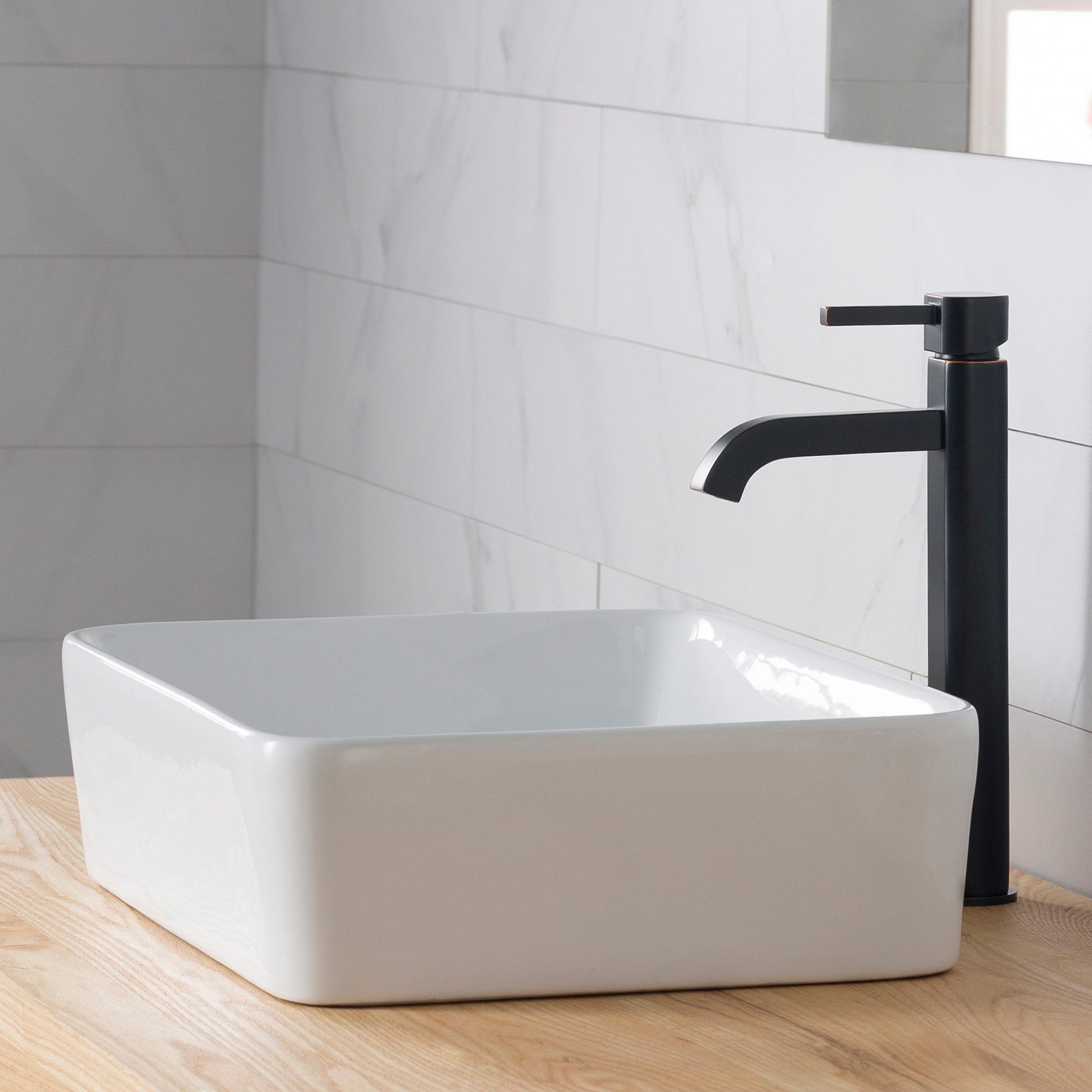 White / Oil Rubbed Bronze