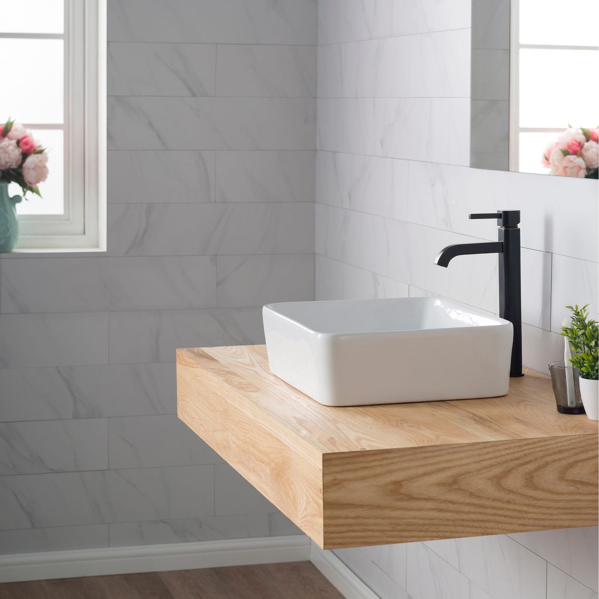 White / Oil Rubbed Bronze