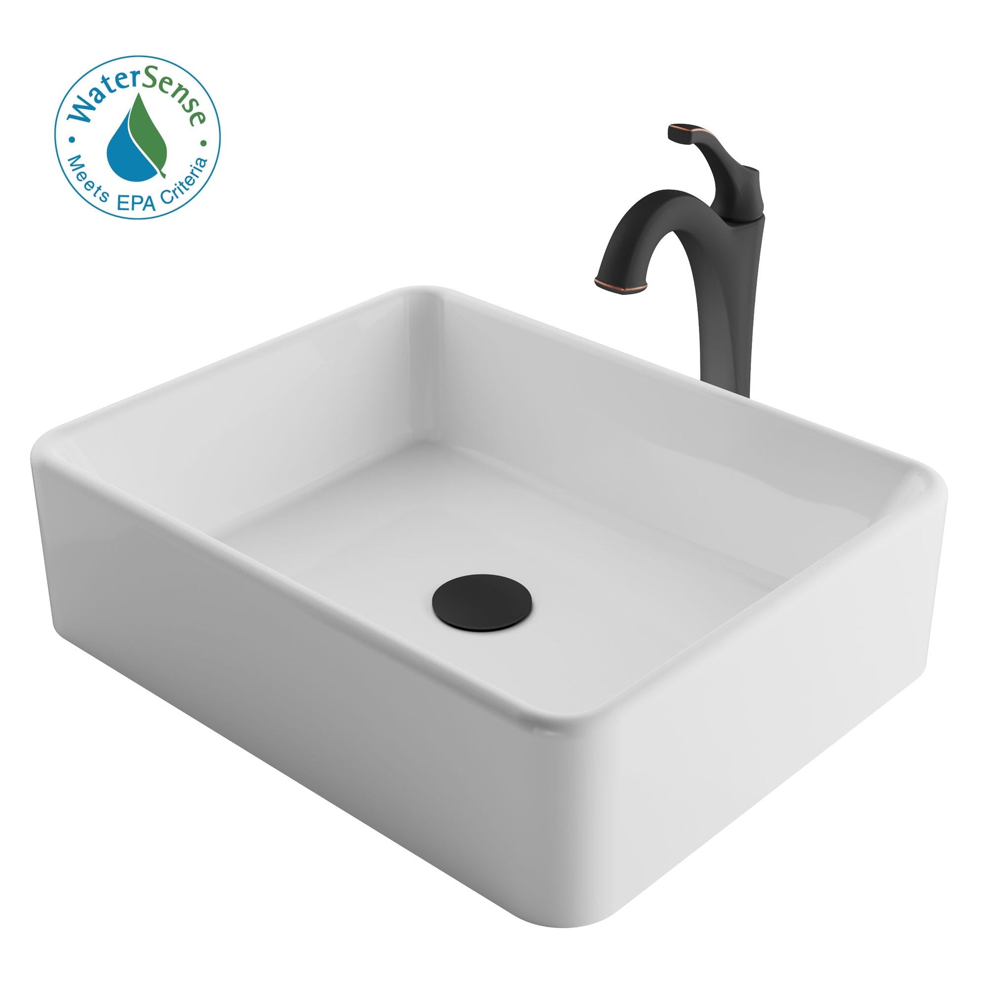 White / Oil Rubbed Bronze
