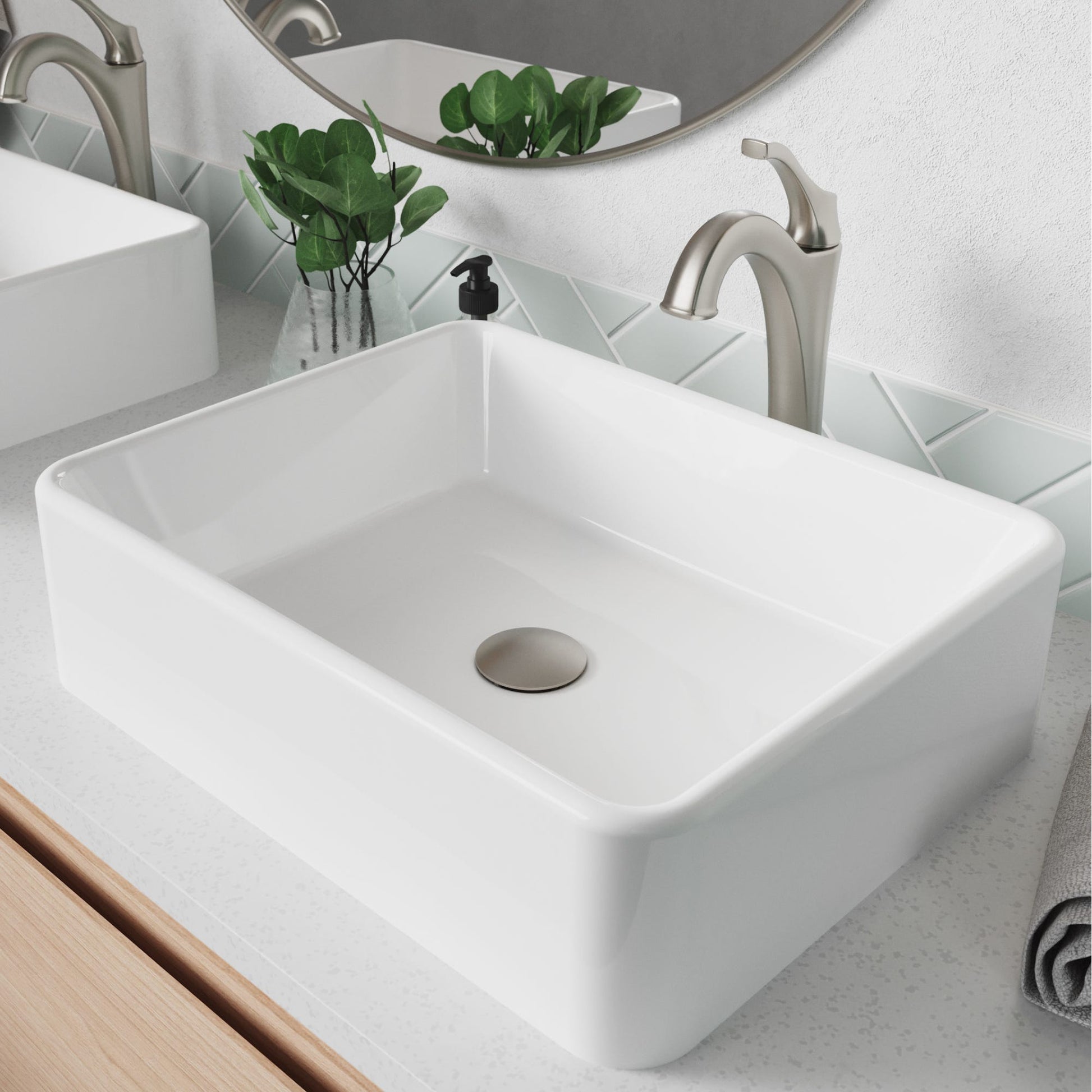 White / Spot-Free Stainless Steel