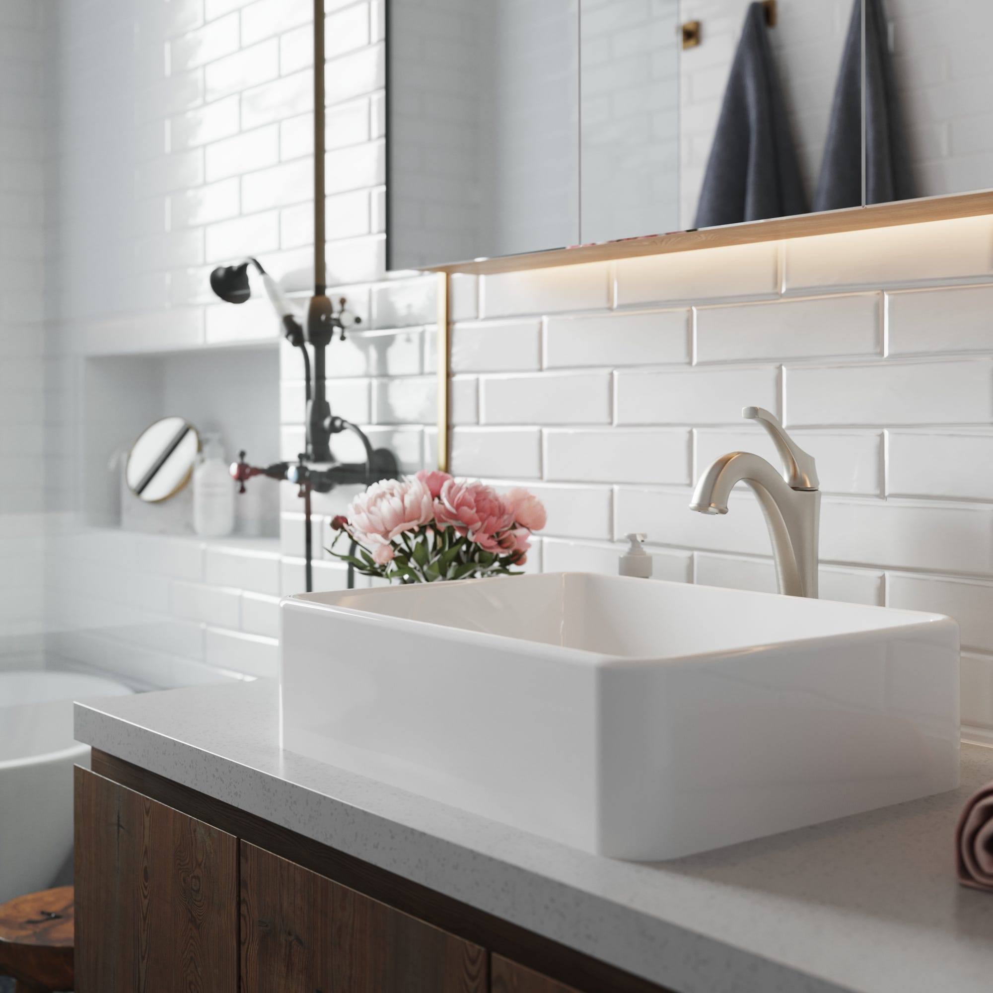 White / Spot-Free Stainless Steel