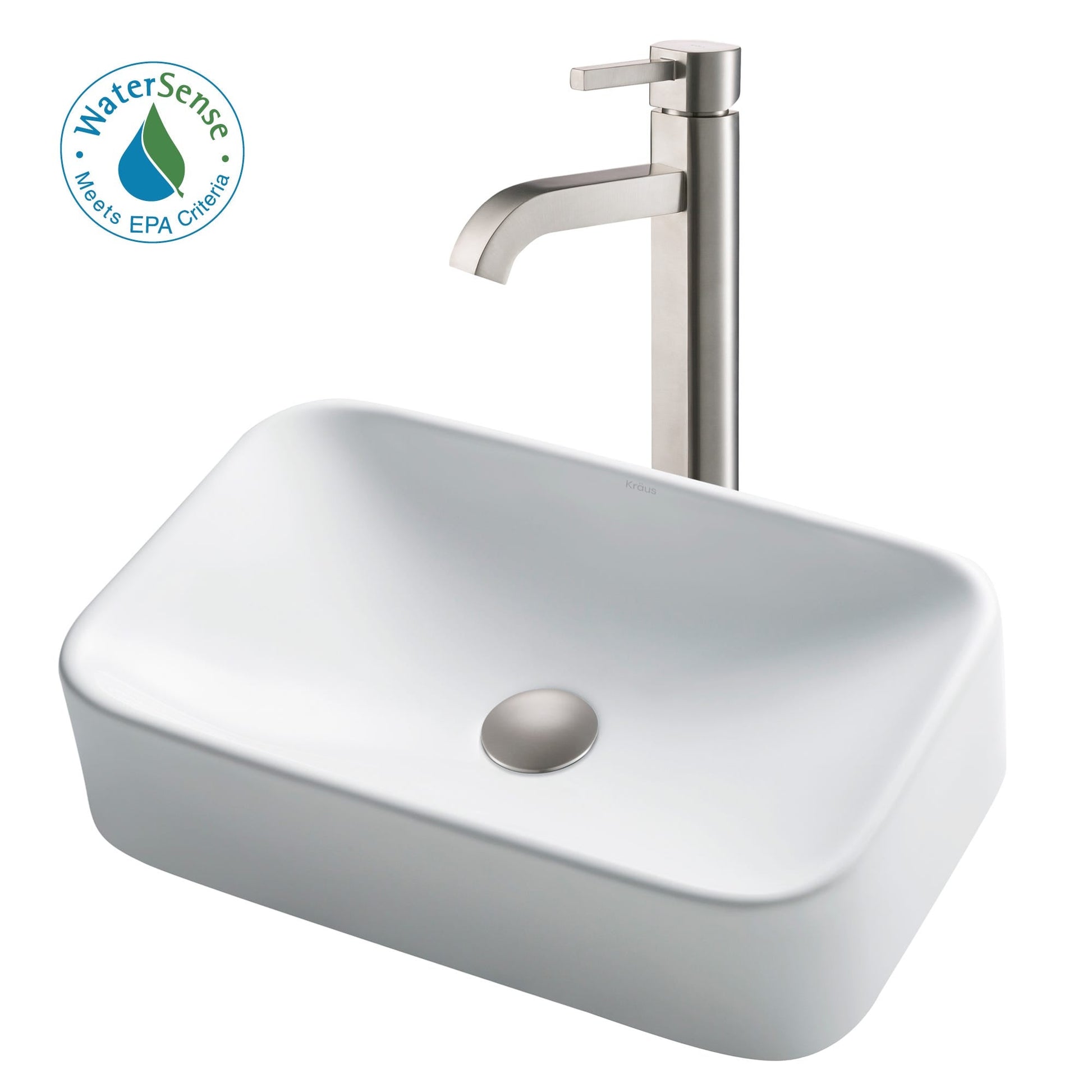 White / Satin Nickel