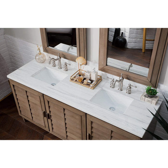 Whitewashed Walnut / Arctic Fall - 3 Faucet Holes