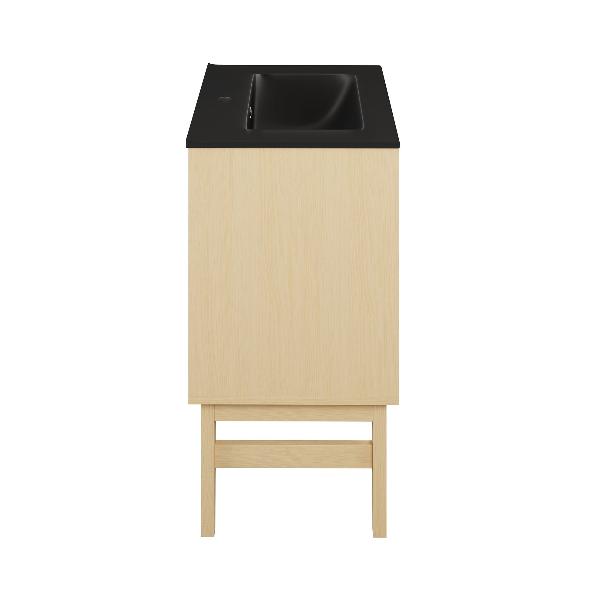 Natural Oak / Matte Black / 1-Hole