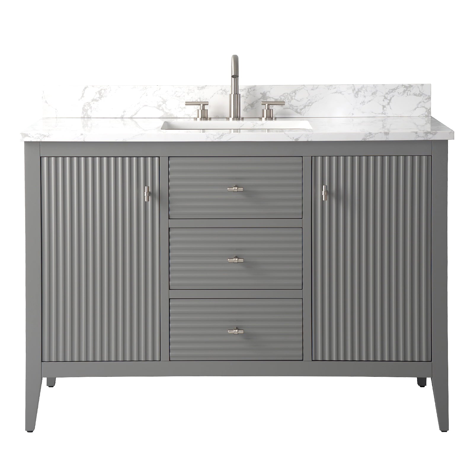 Linear Cashmere Gray / Brushed Nickel