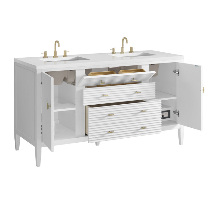 Bright White / White Zeus - 3 Faucet Holes