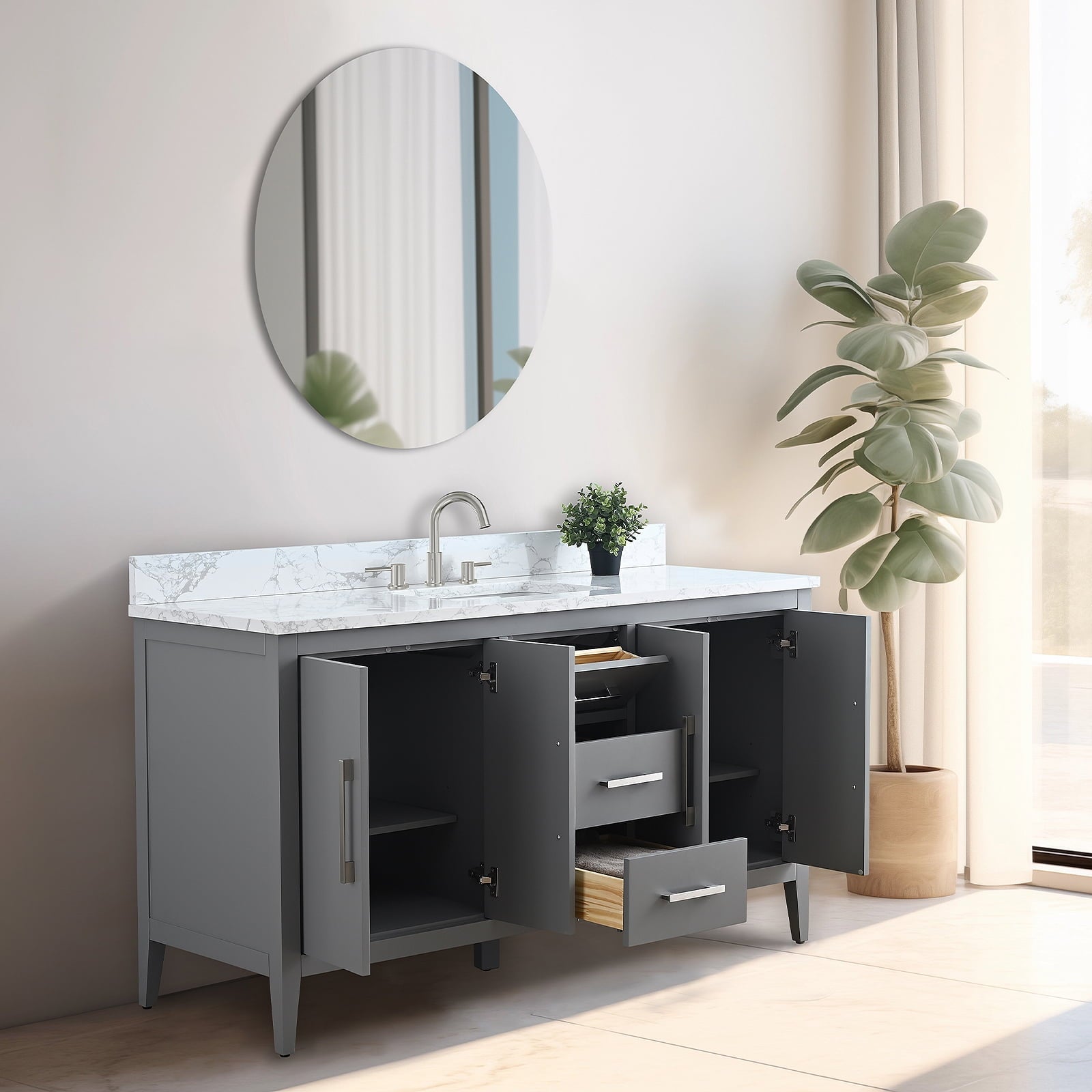 Cashmere Gray / Brushed Nickel