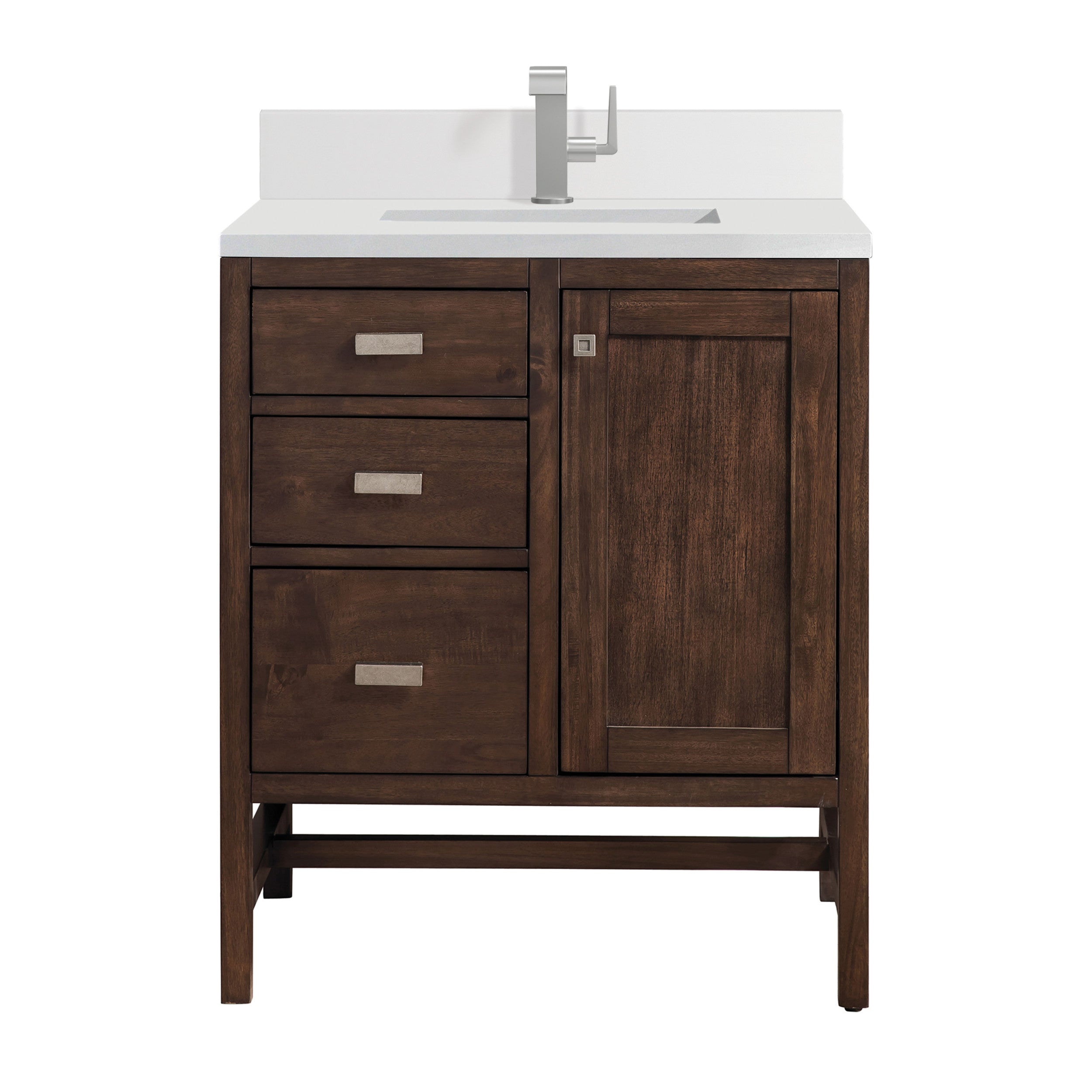 Mid-Century Acacia / White Zeus - 1 Faucet Hole