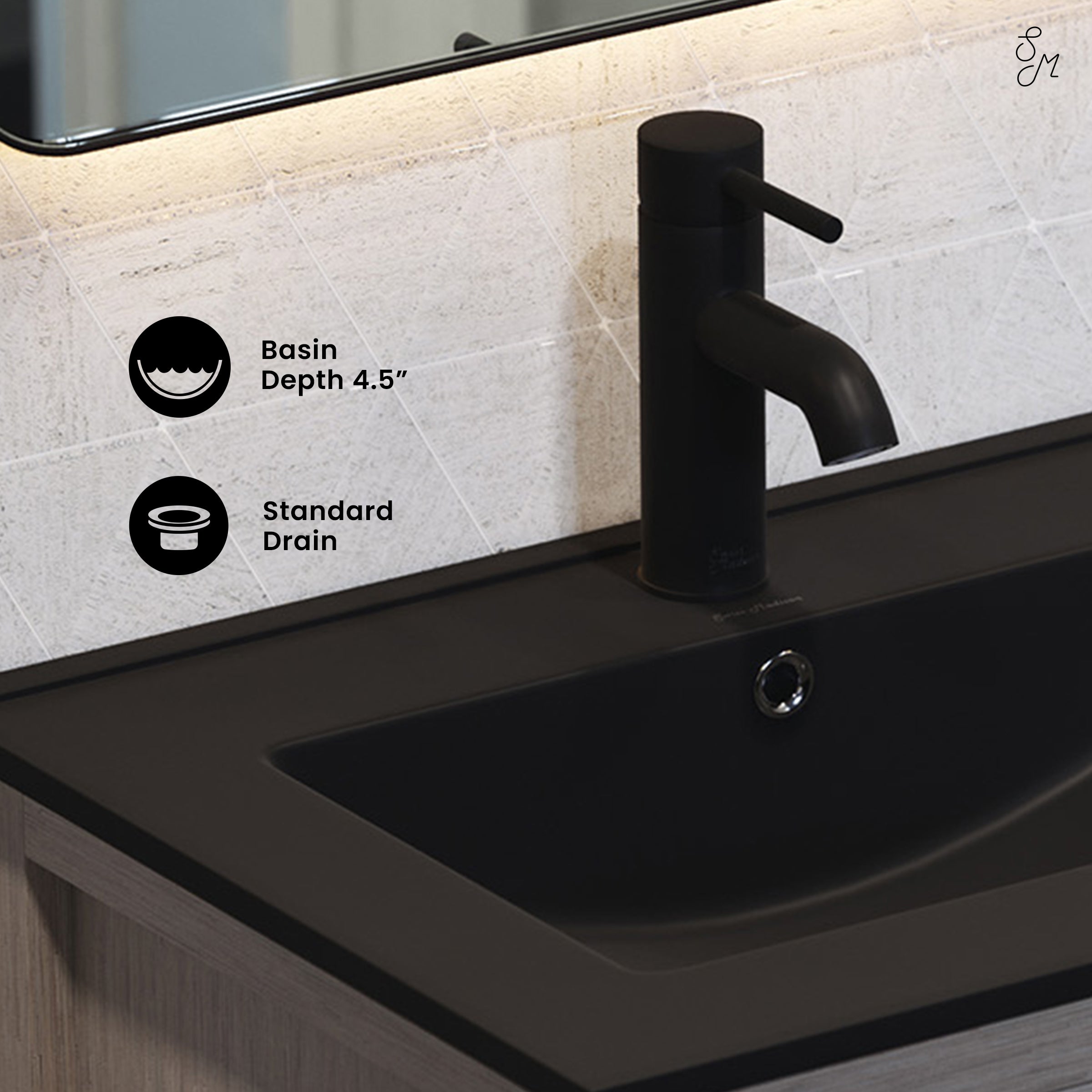 Matte Black / 1-Hole