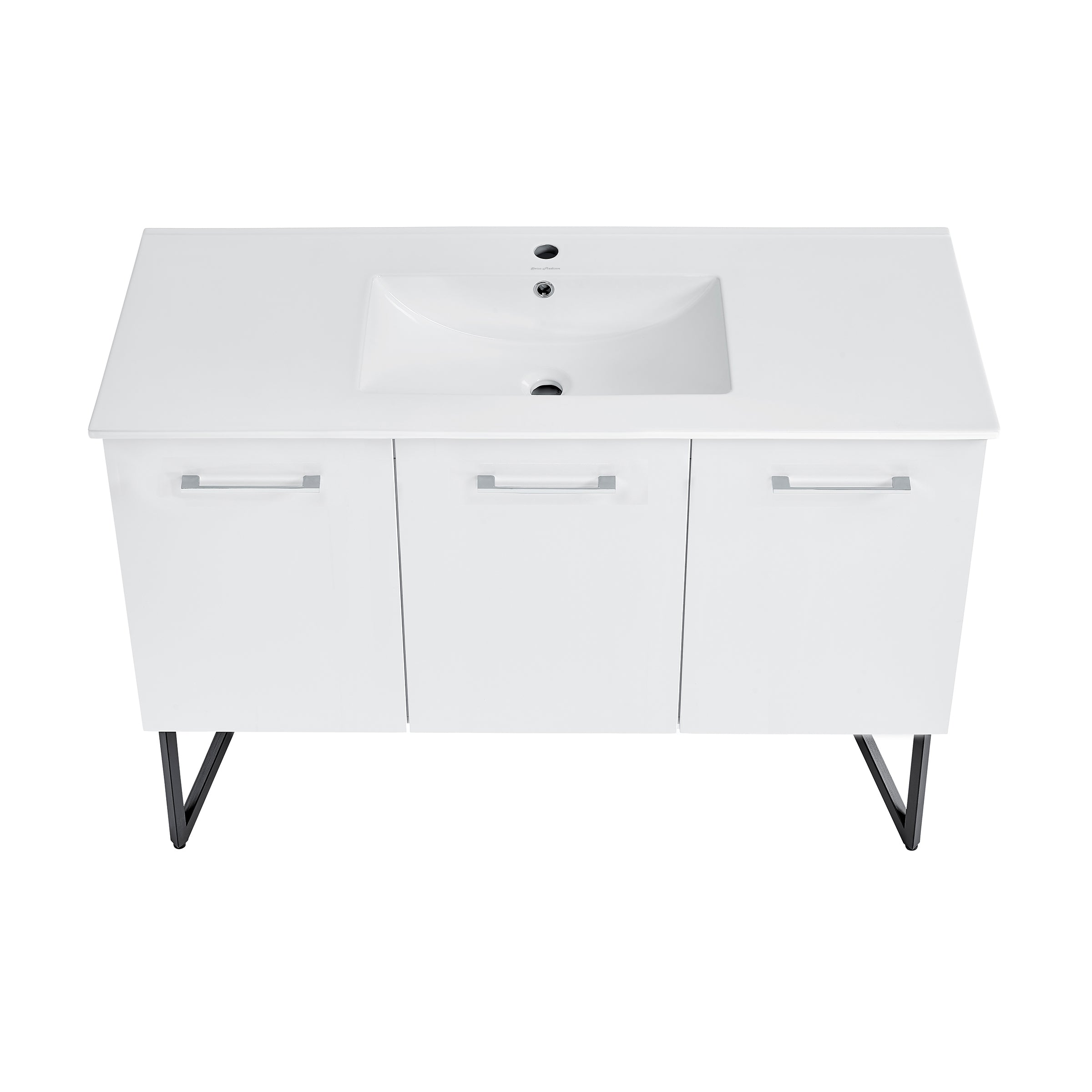White / White / 1-Hole