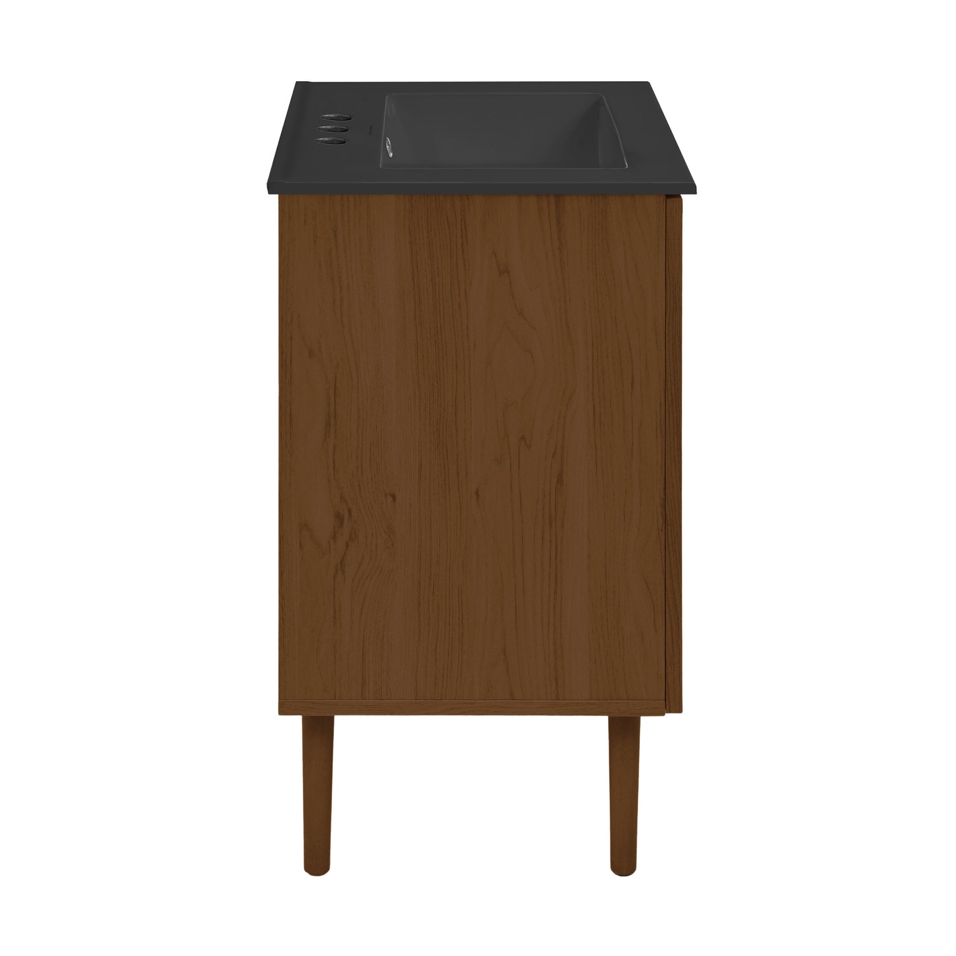 Brown Oak / Black / 3-Hole Center
