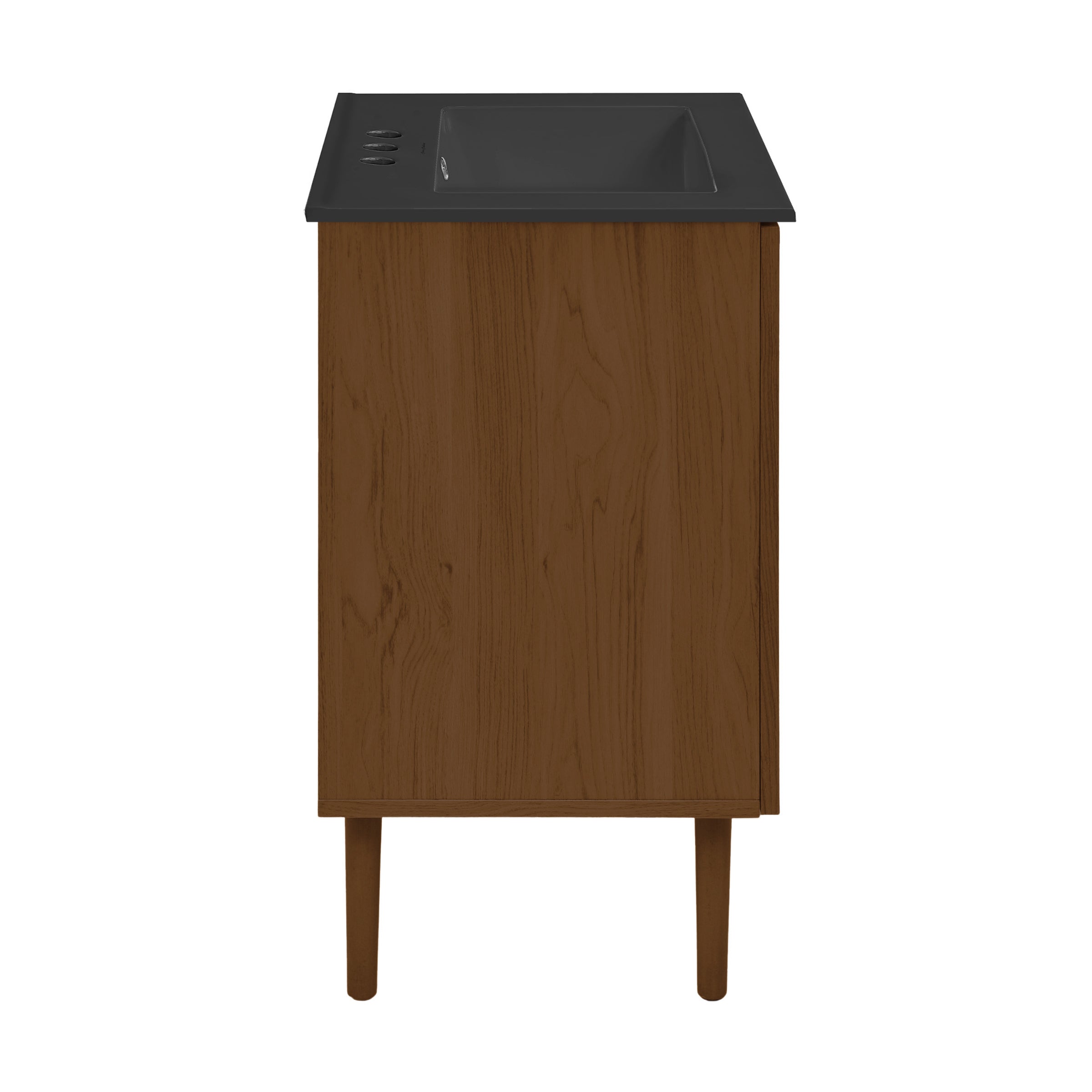 Brown Oak / Black / 3-Hole Center
