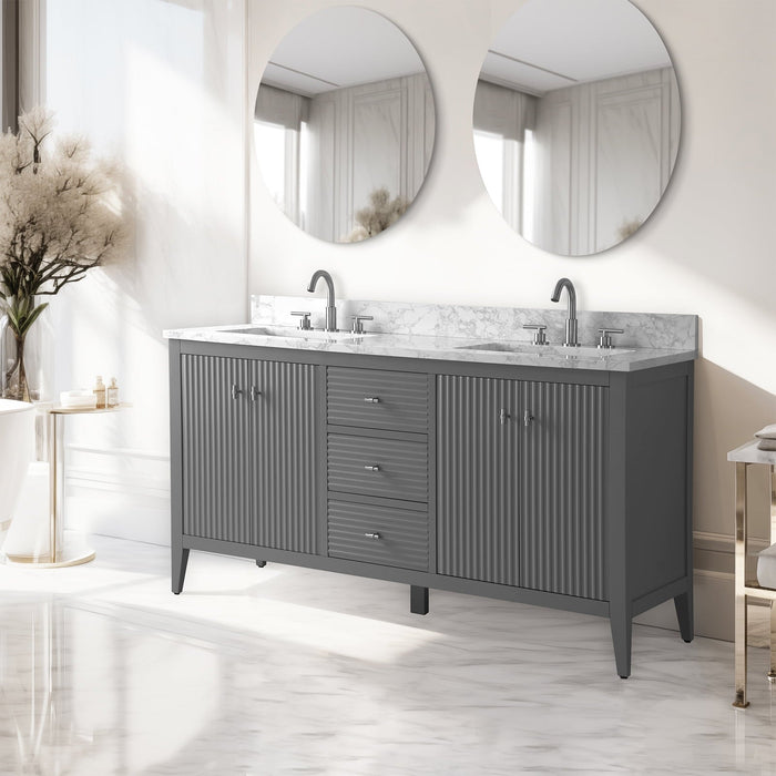 Linear Cashmere Gray / Brushed Nickel