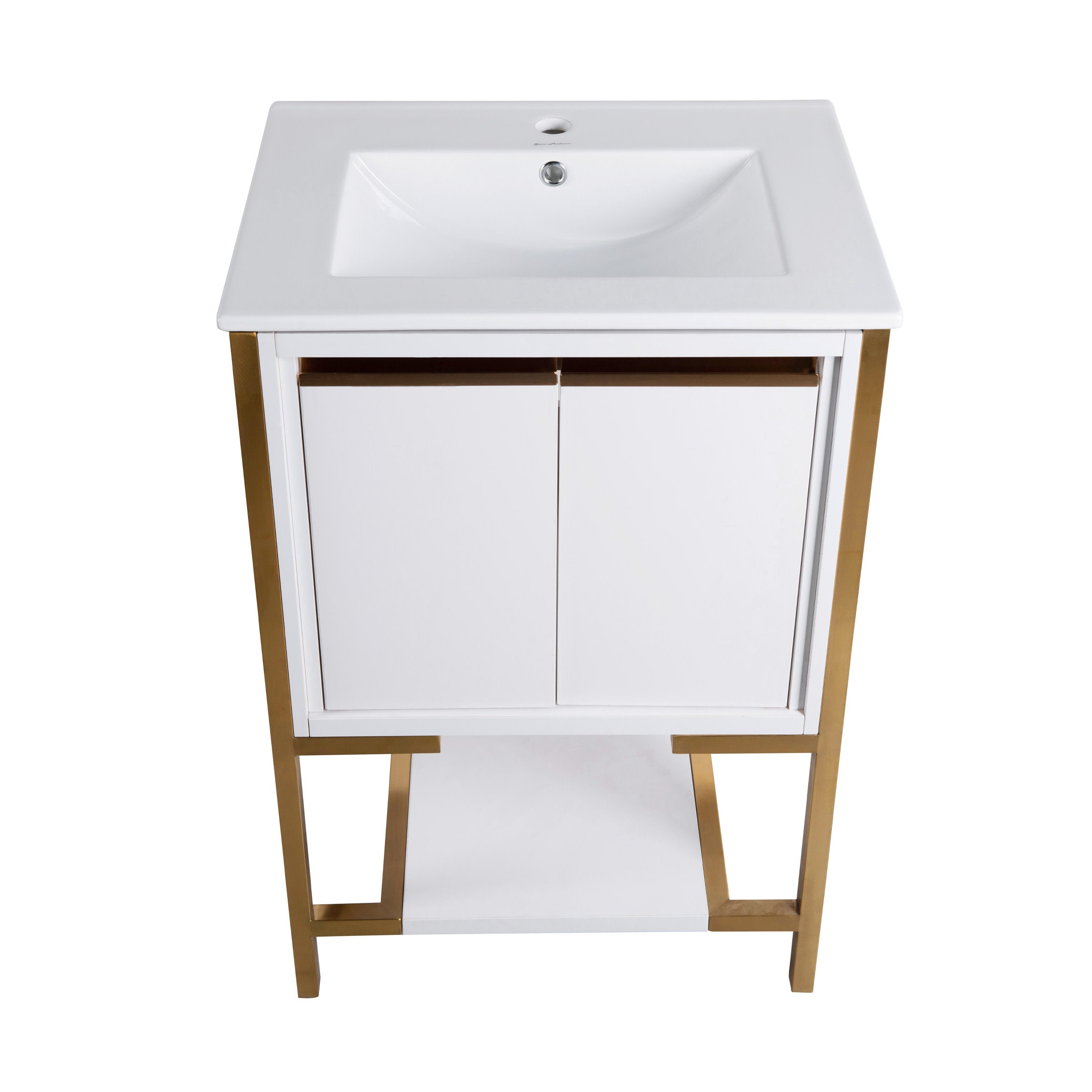 White / White / 1-Hole