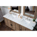 Whitewashed Walnut / Carrara White - 3 Faucet Holes