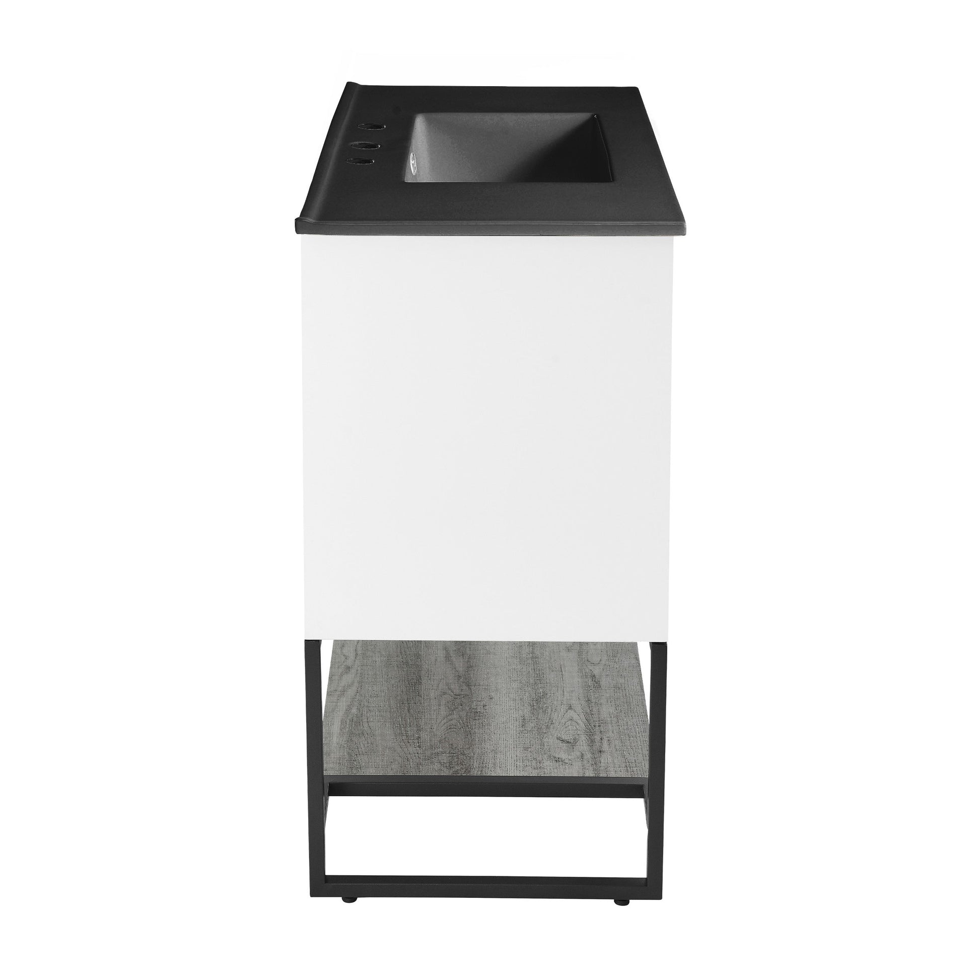 Gray Oak / Matte Black / 3-Hole