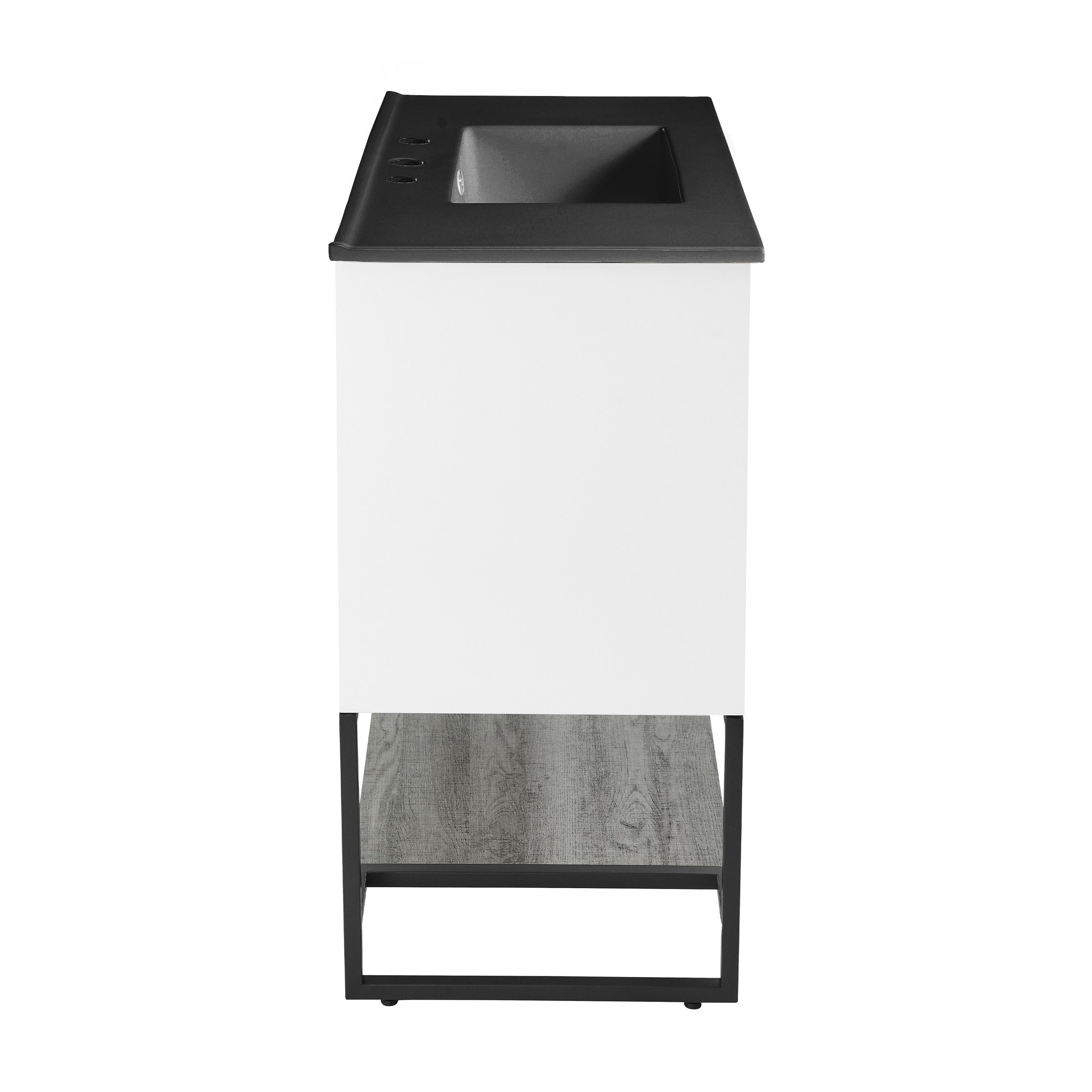 Gray Oak / Matte Black / 3-Hole