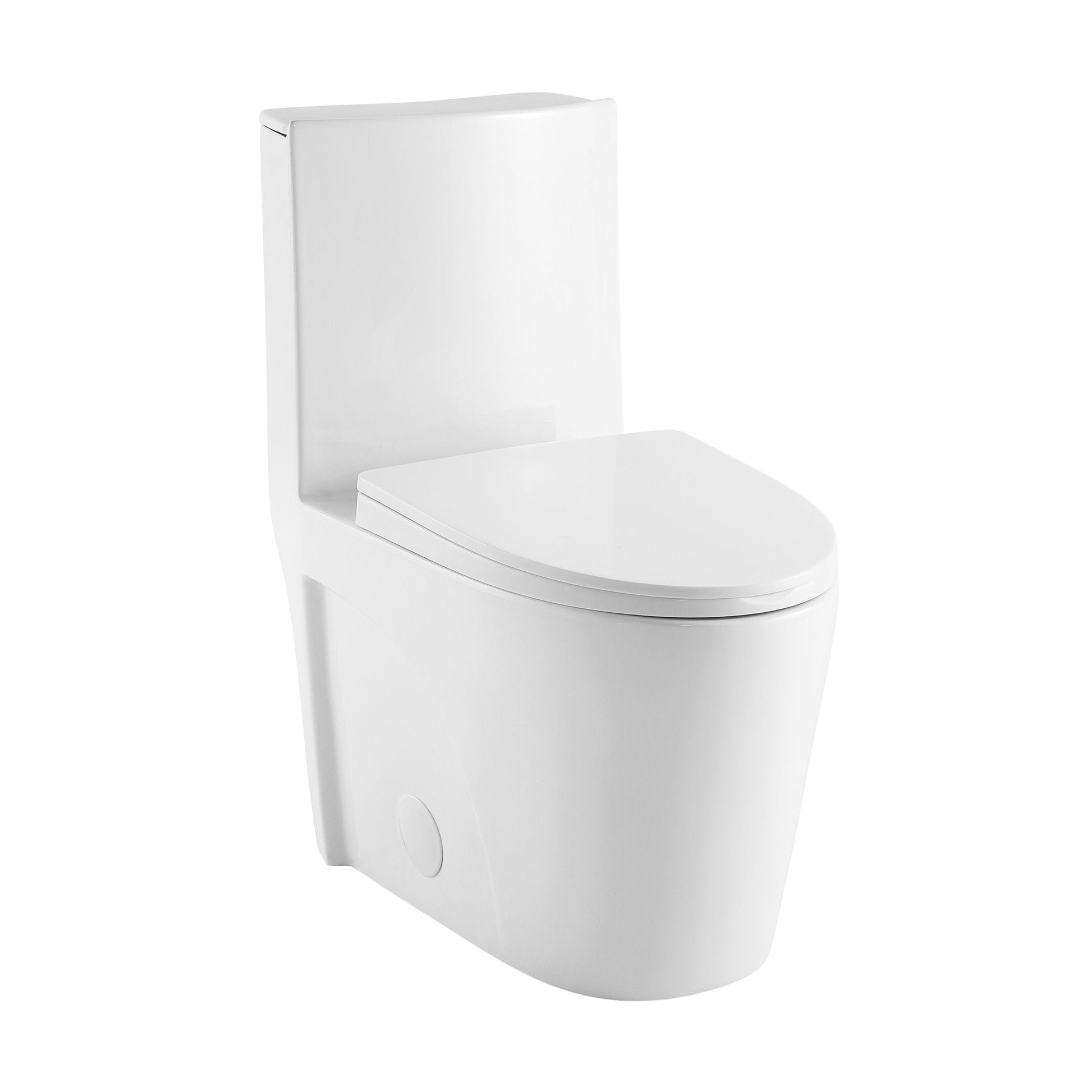 Glossy White / Single - Right / Chrome