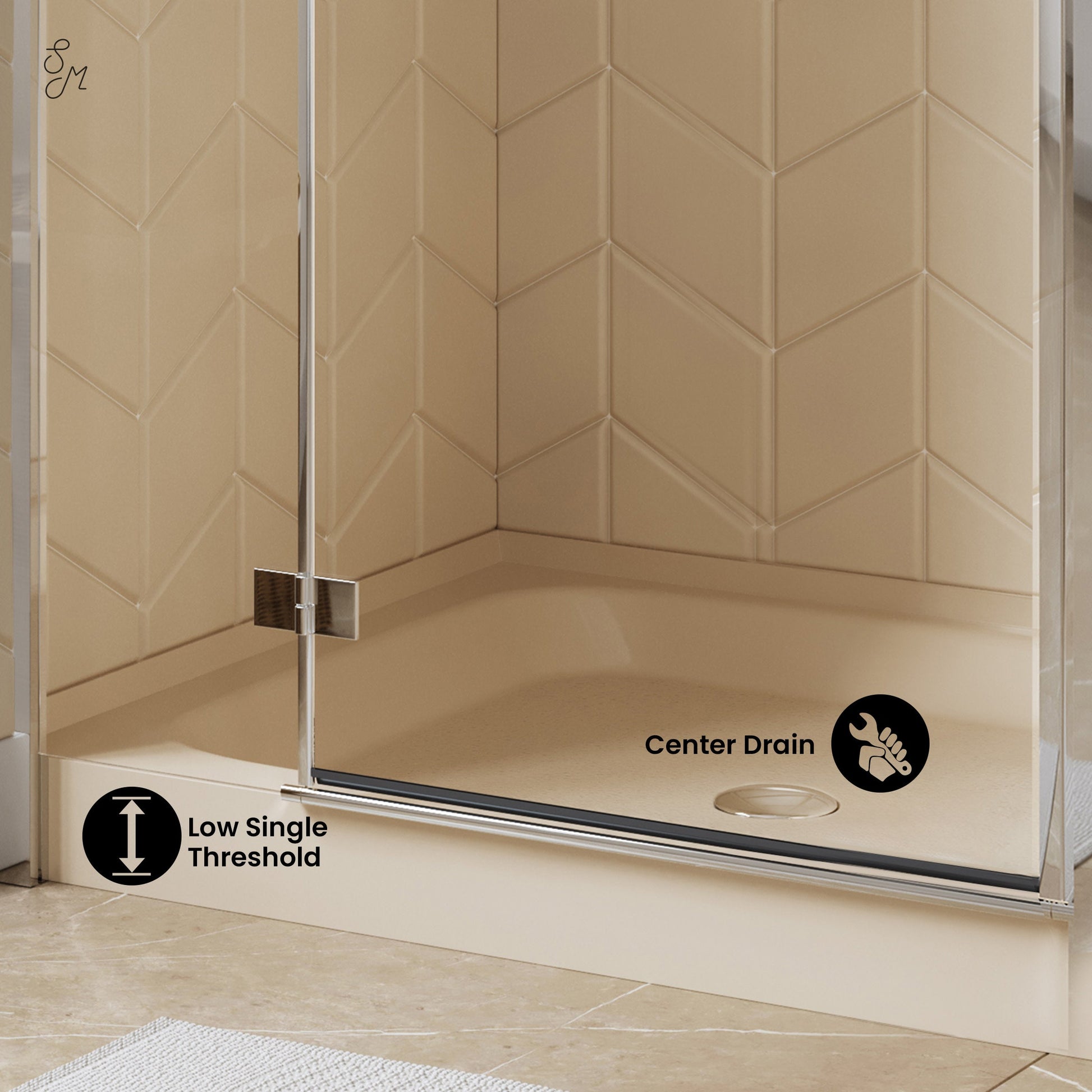 Glossy Bisque / Center