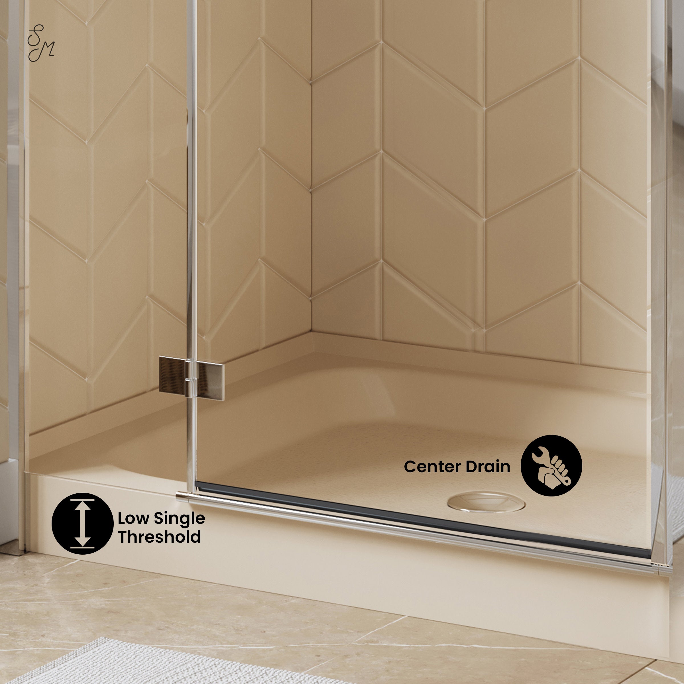 Glossy Bisque / Center