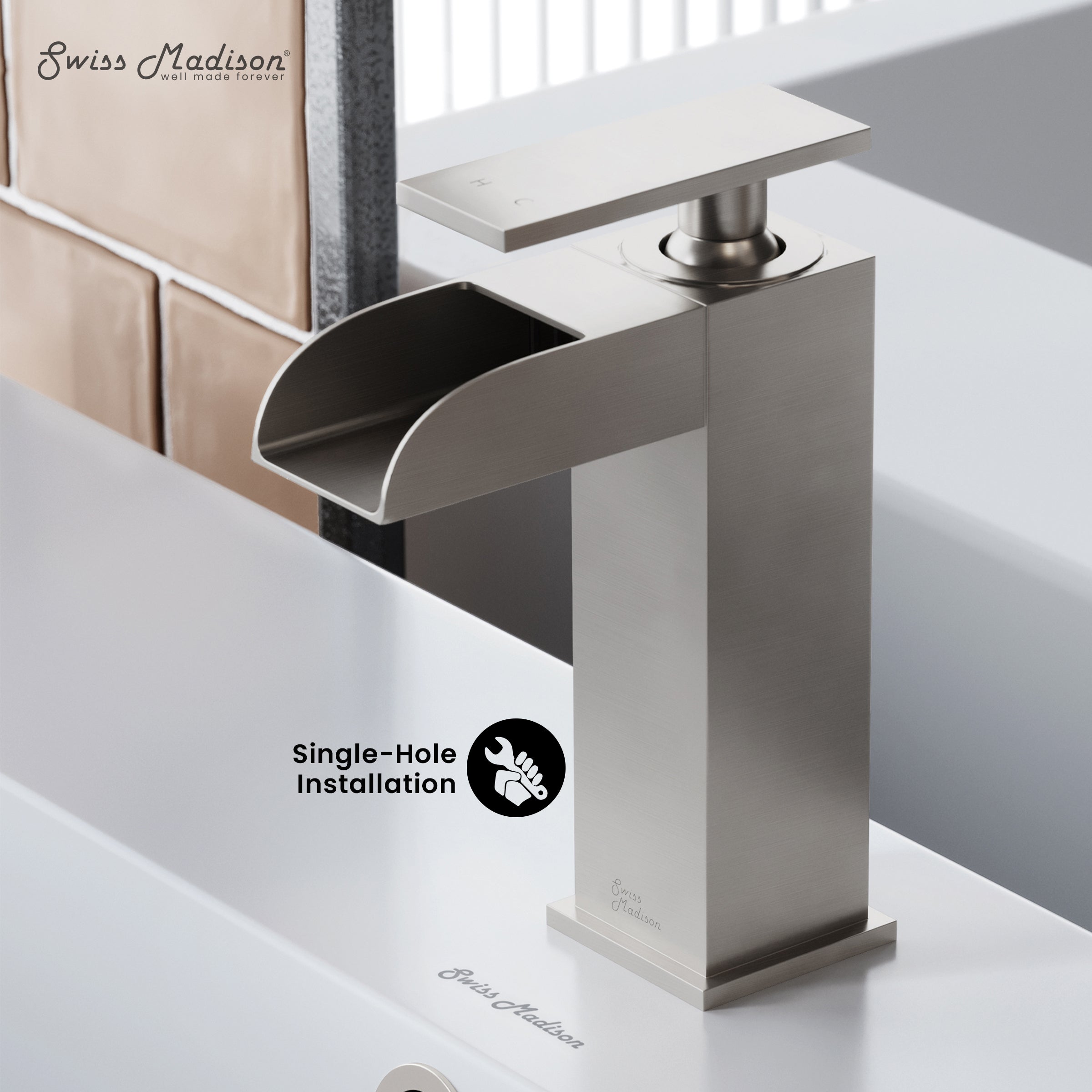 Brushed Nickel / Low Arc
