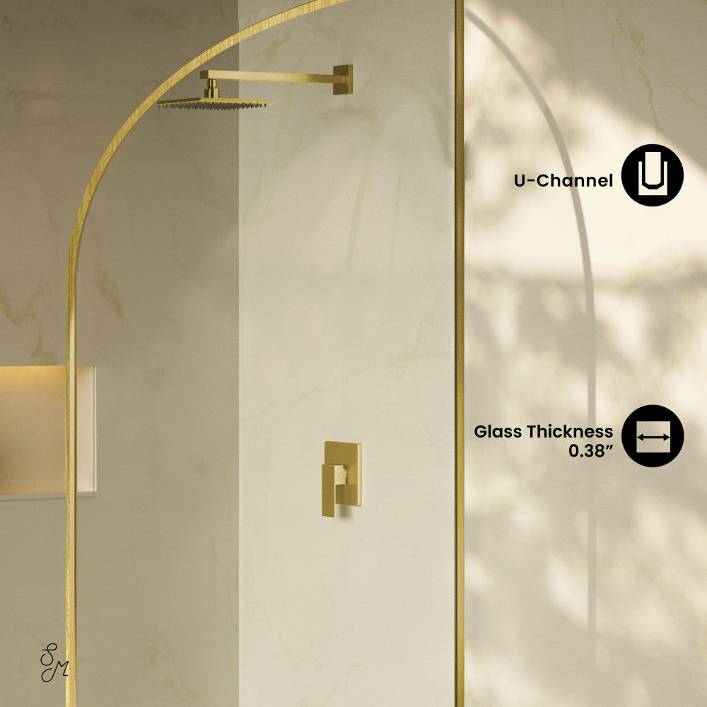 Brushed Gold / Shower Door