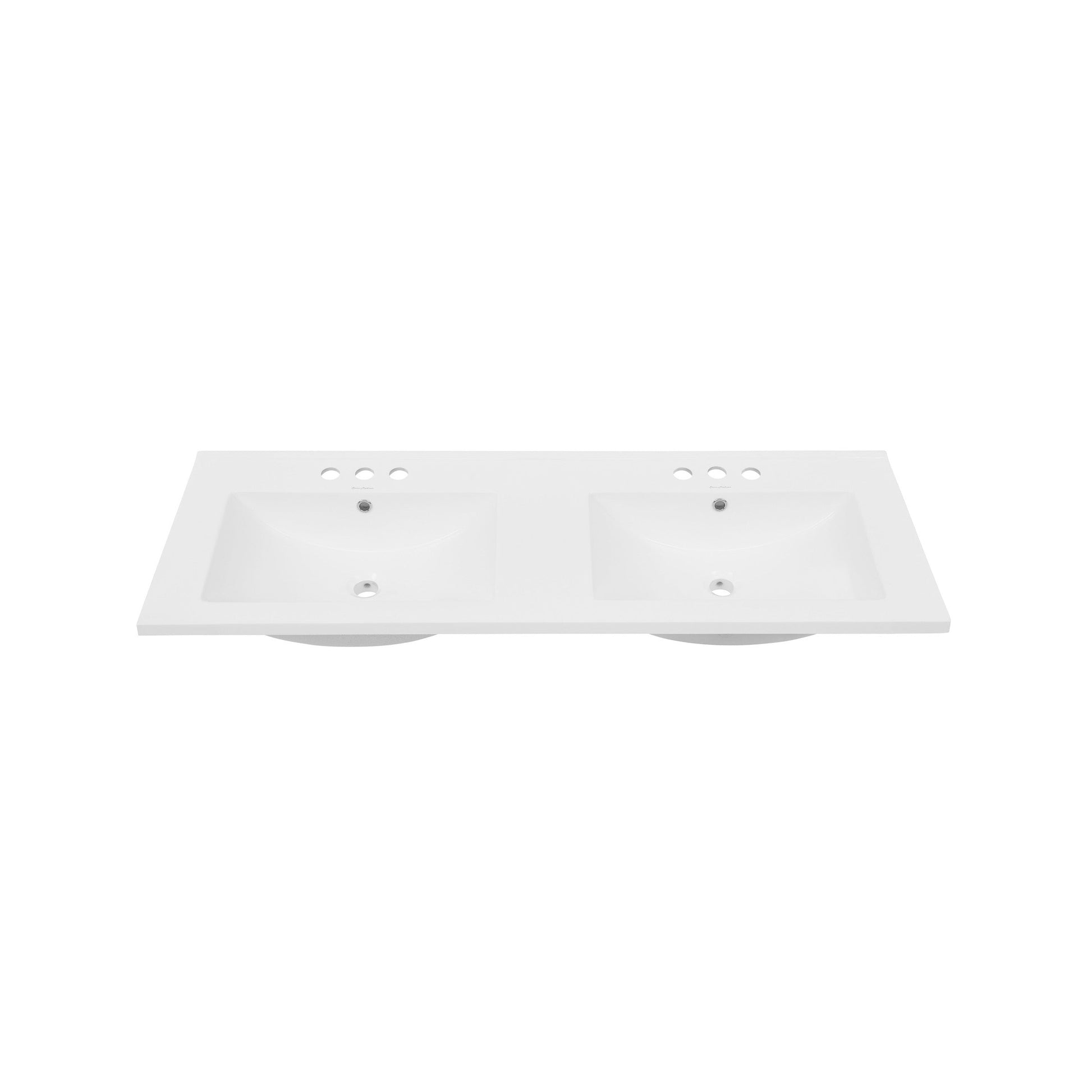 Glossy White / 3-Hole - 2 Basin