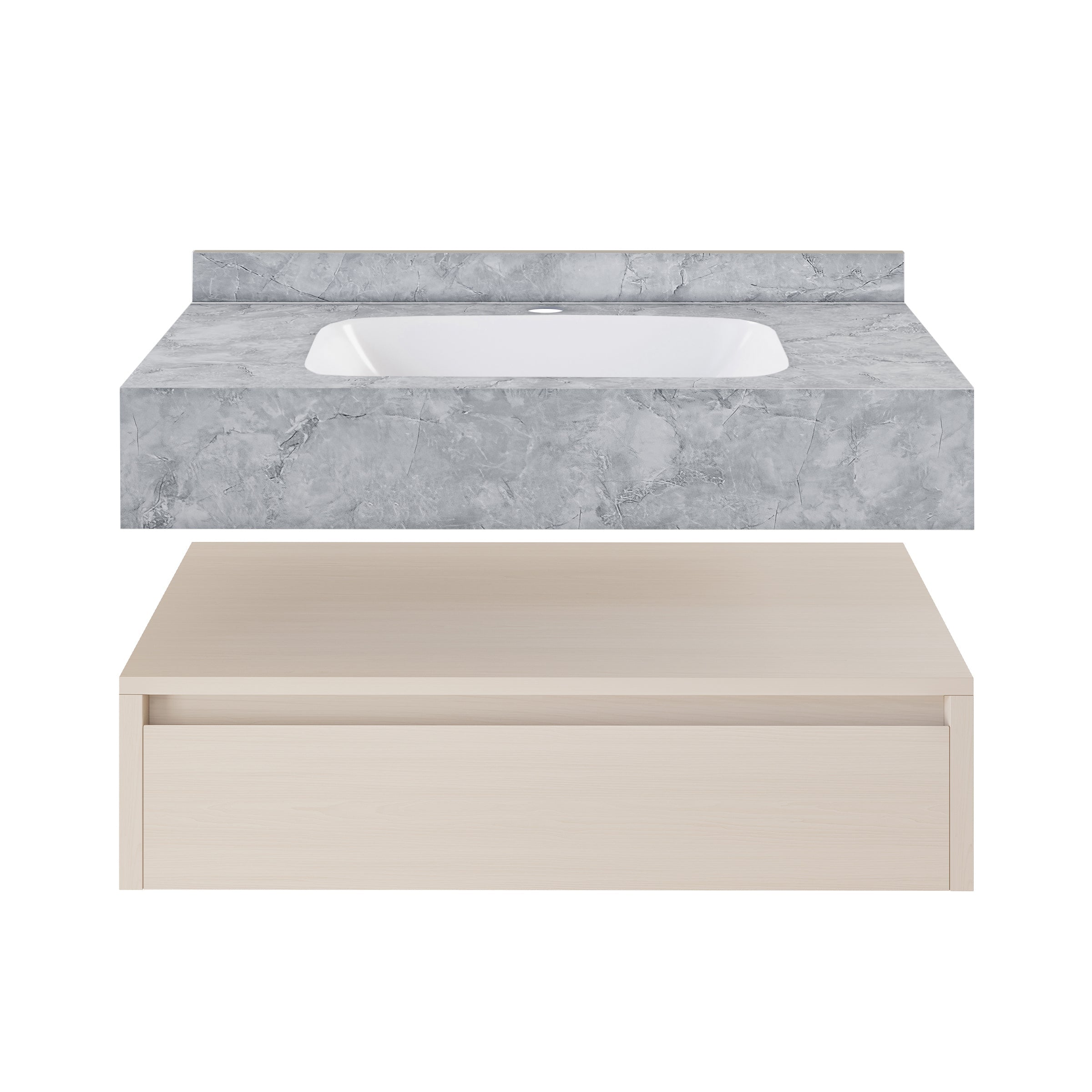 White Oak / Storm Gray