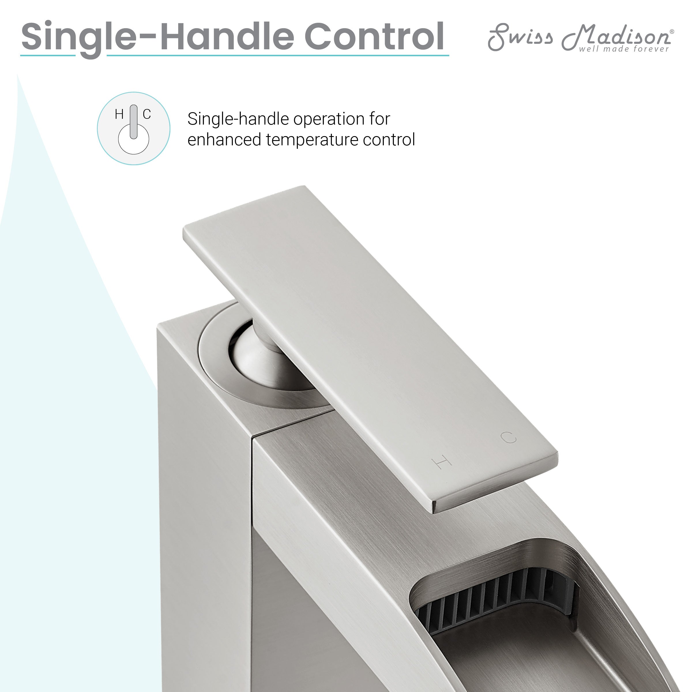 Brushed Nickel / Low Arc