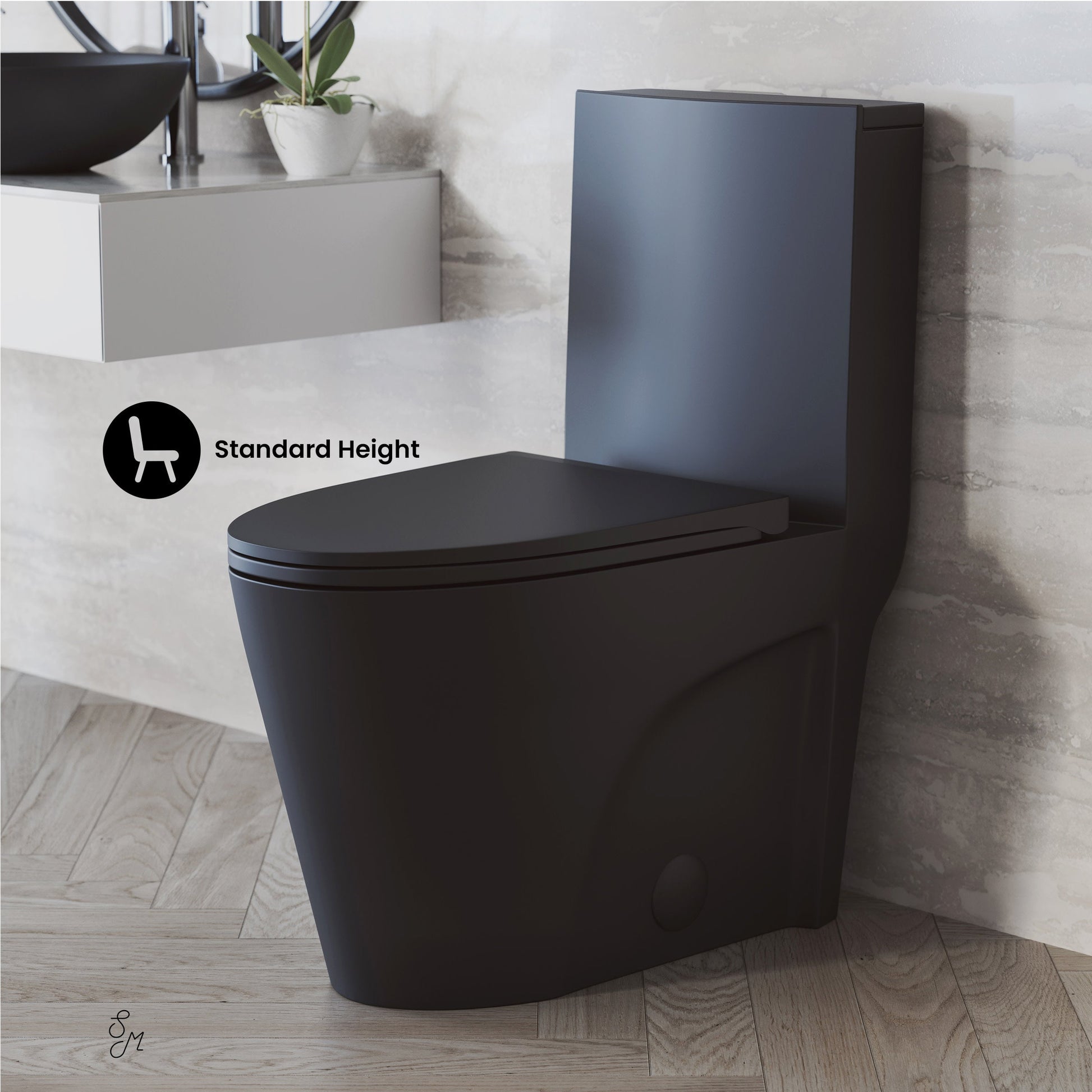 Matte Black / Single - Left / Chrome