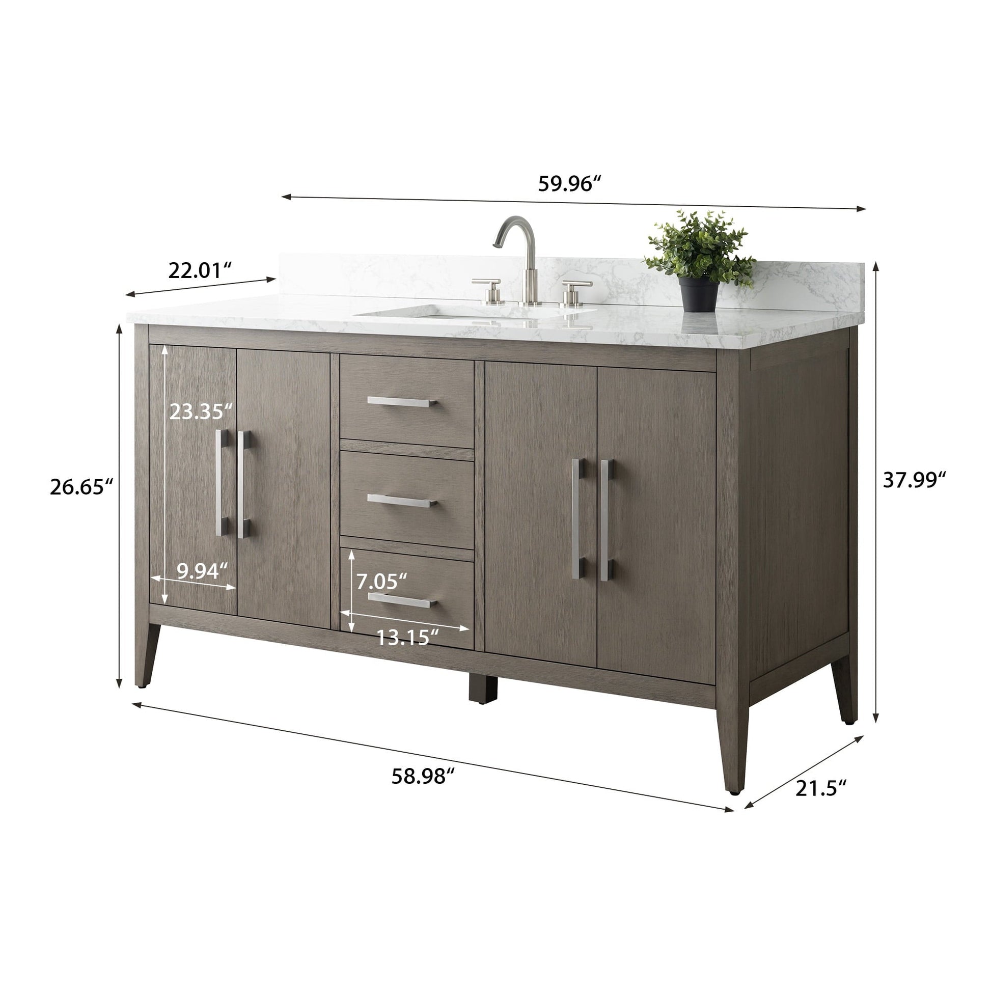 Driftwood Gray / Brushed Nickel